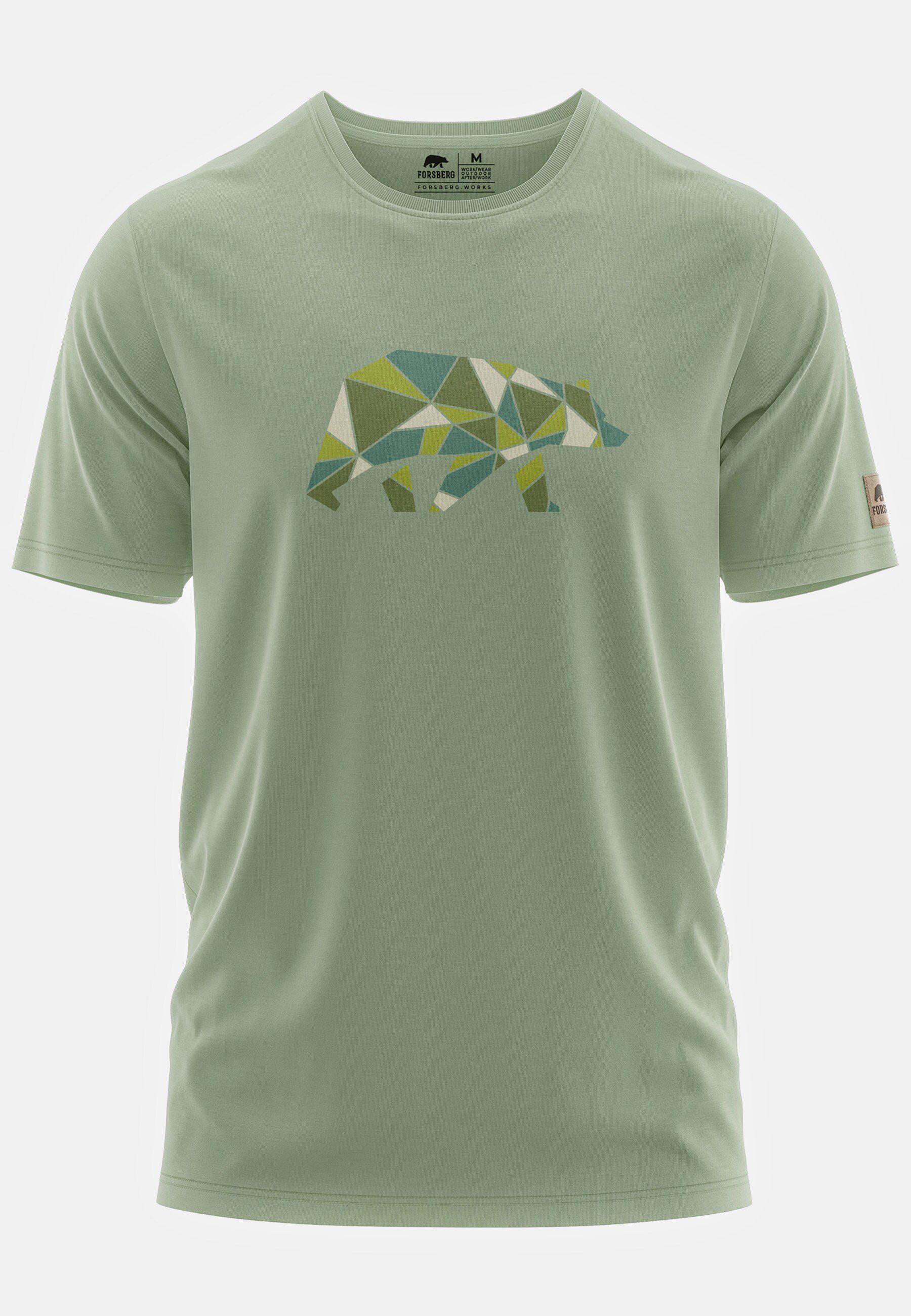 FORSBERG T-Shirt FORSBERG Espenson T-Shirt schwarz grün | T-Shirts