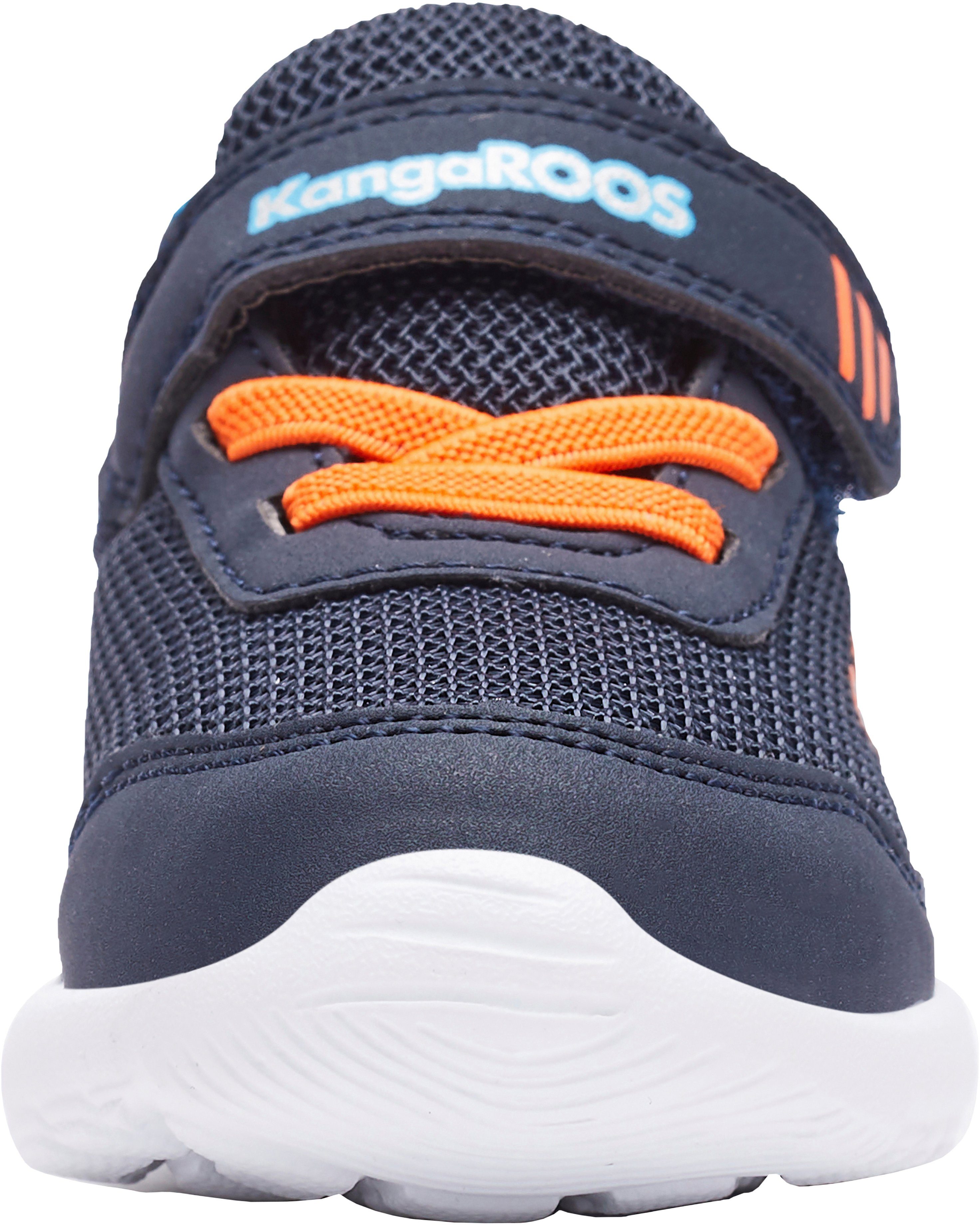 mit KangaROOS EV Sneaker KY-Lilo Klettverschluss navy-orange