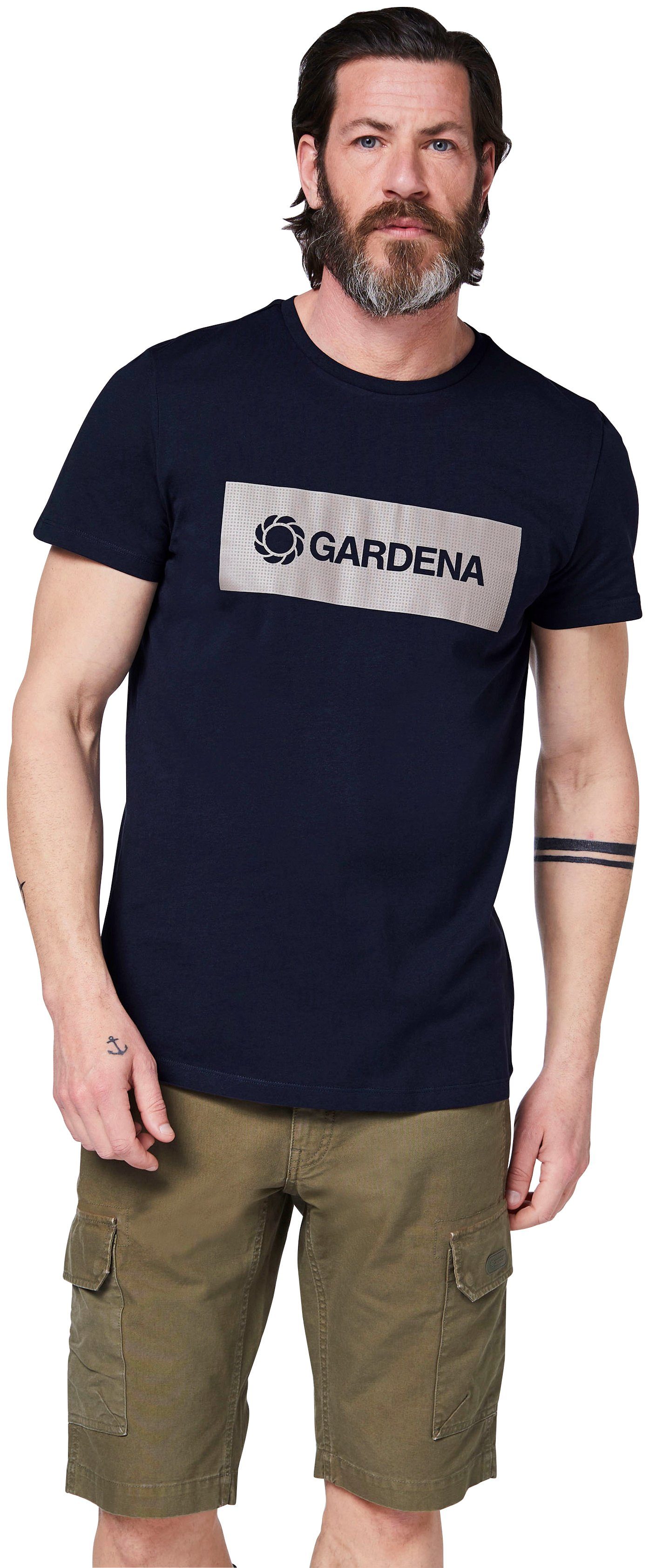 T-Shirt Sky GARDENA Night Gardena-Logodruck mit