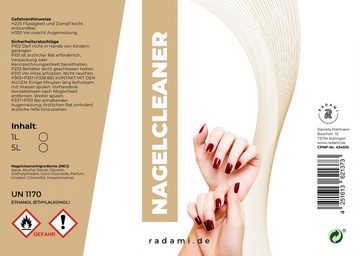 Radami Rohrreinigungspistole Nail Cleaner Gelnägel UV Gel Polish Nagelcleaner Nägel Entfetter 1000m