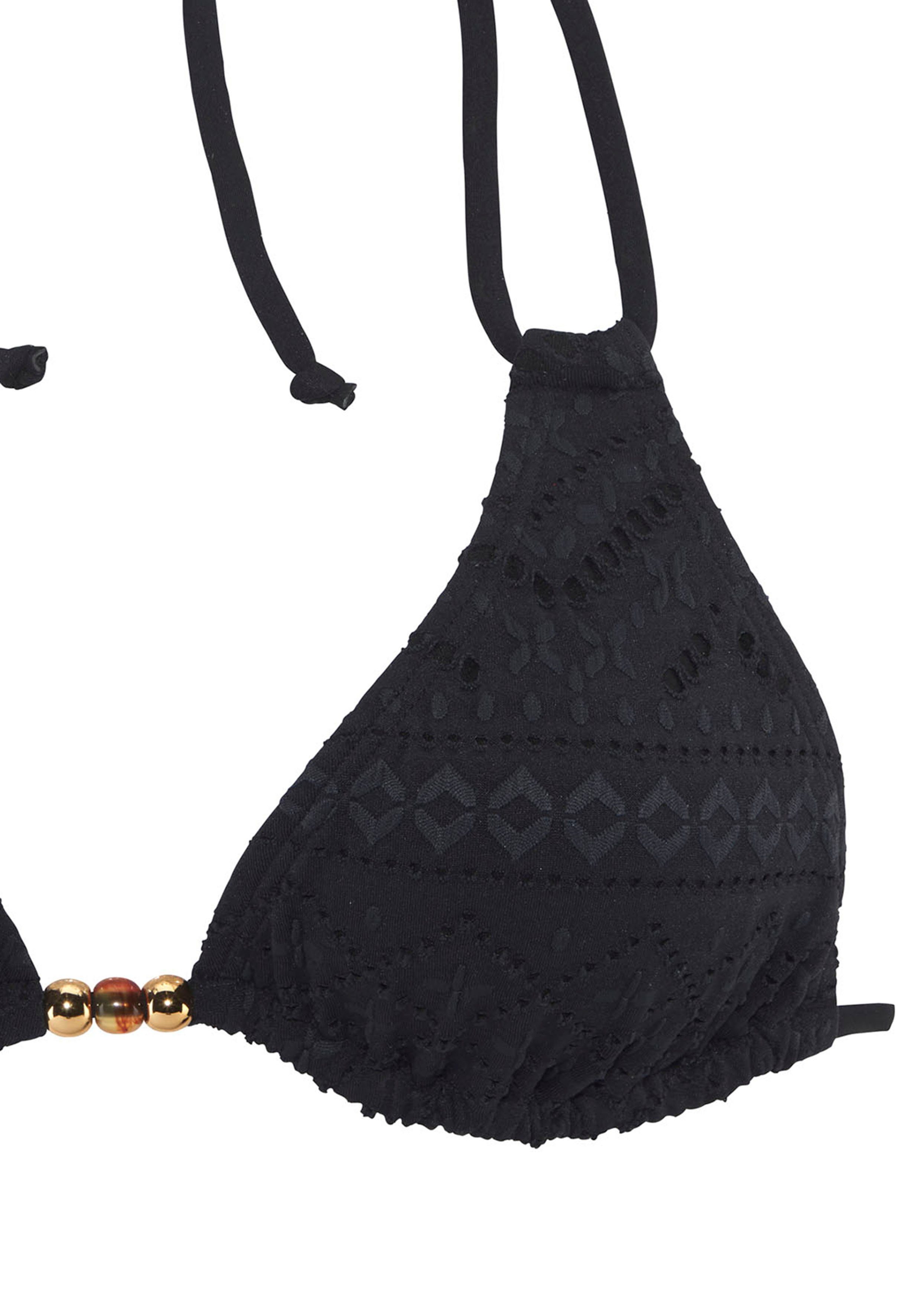 LASCANA Triangel-Bikini-Top Omara, mit Lochstickerei