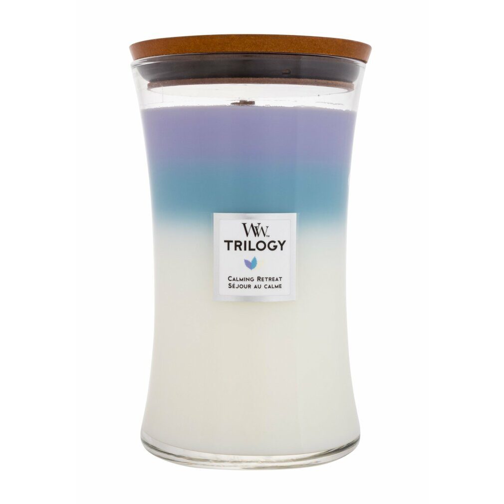 Woodwick Duftkerze Trilogy Calming Retreat Duftkerze 610 g