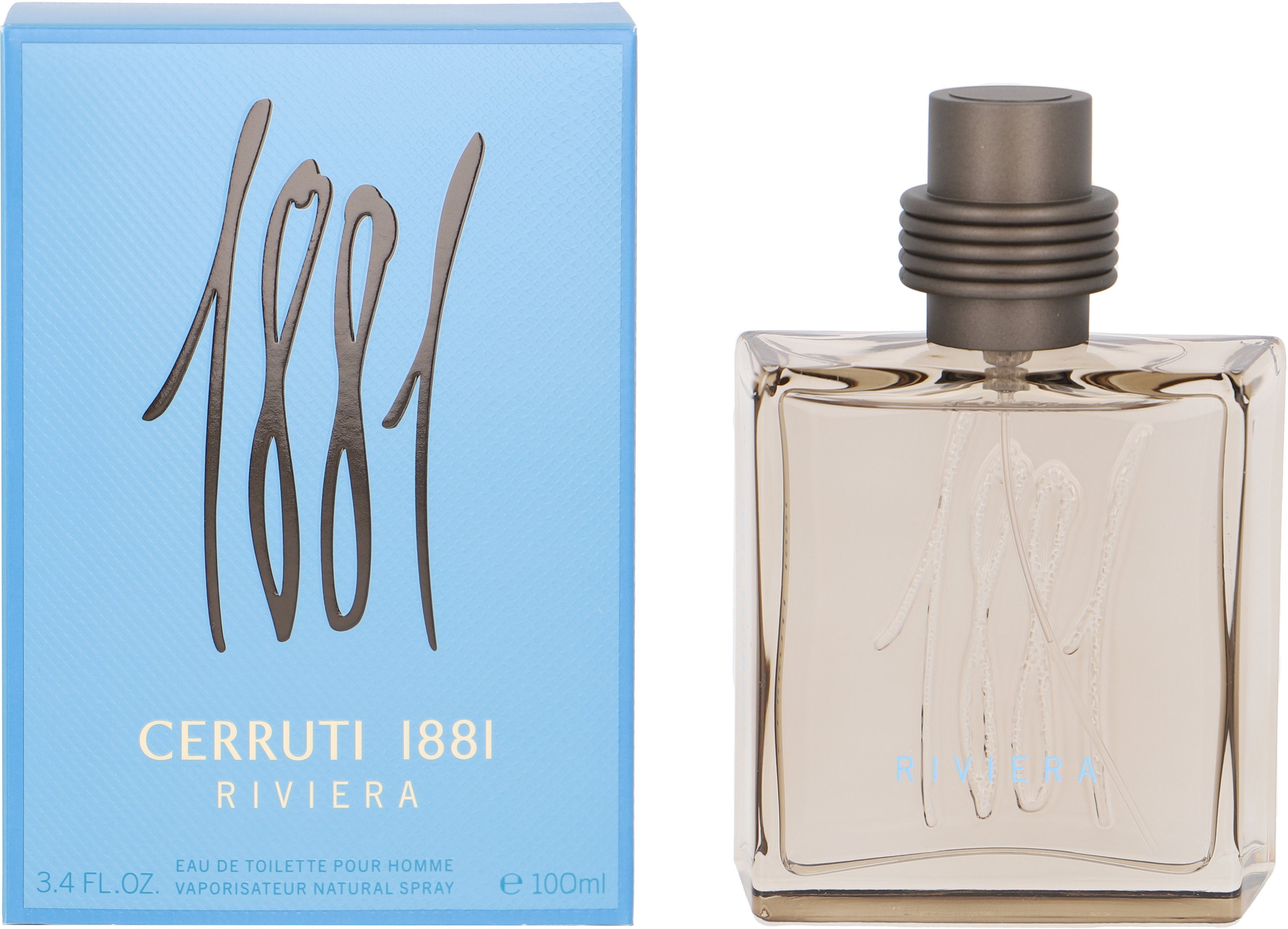 CERRUTI Eau de Toilette CERRUTI 1881 Homme Riviera, mit würzigen Kräutern in der Eröffnung