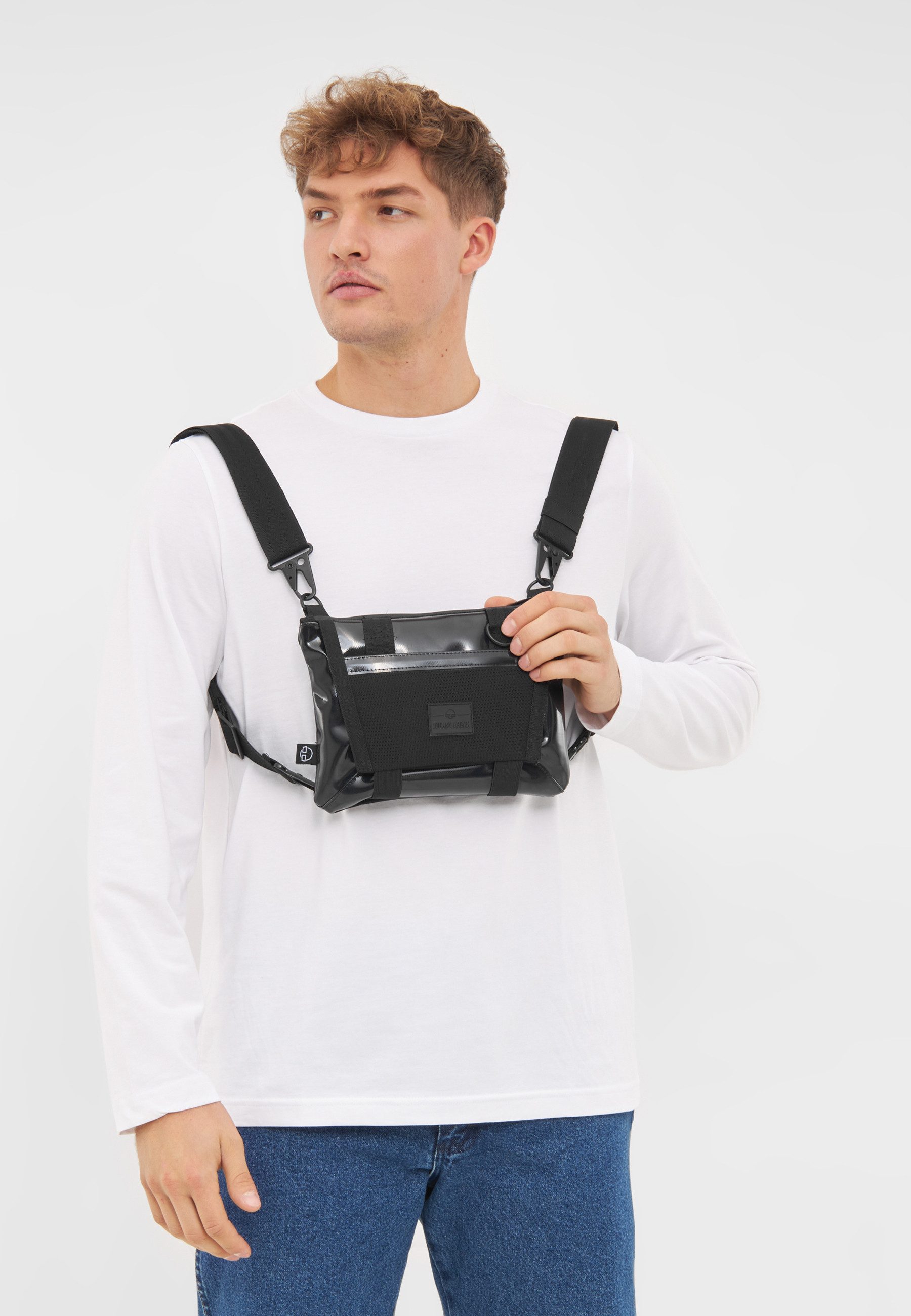Johnny Urban Umhängetasche Avery Sacoche Bag, 2-in1 Umhänge- & Brusttasche, Crossbody Bag & Front Pack in Einem, Wasserabweisend
