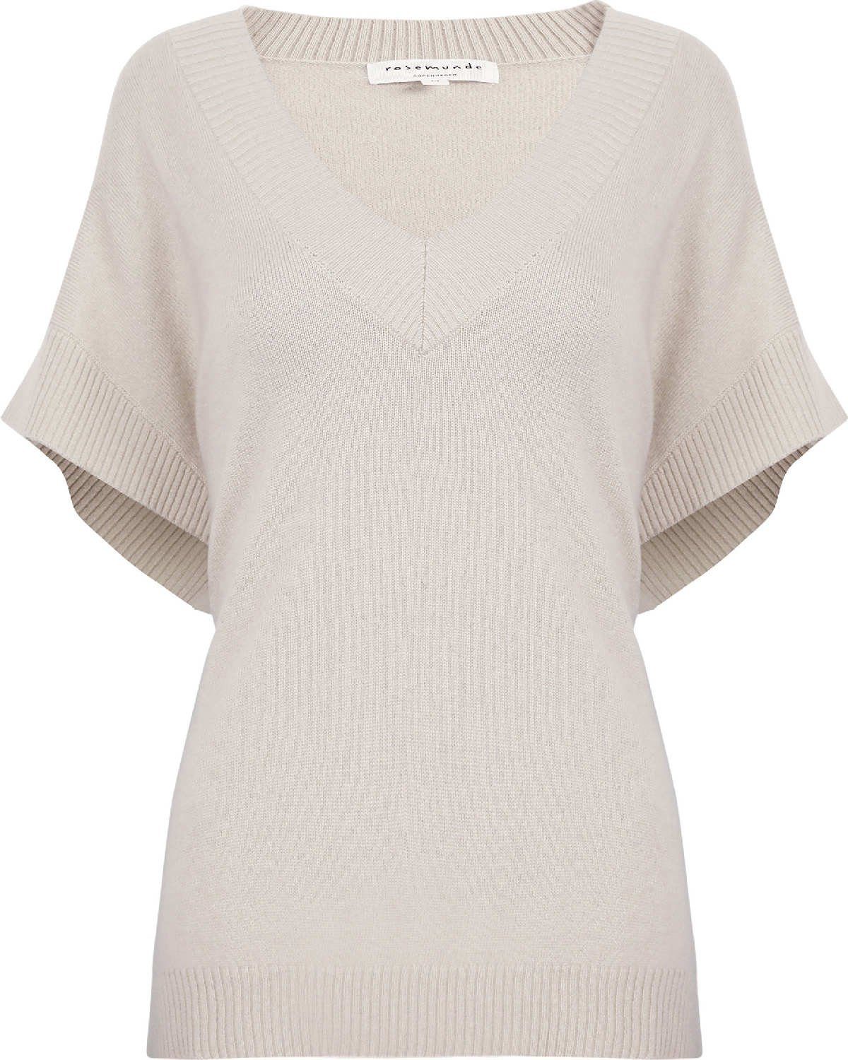 rosemunde Kurzarmpullover Laica / Wolle (70% Schurwolle, 30% Kaschmir)