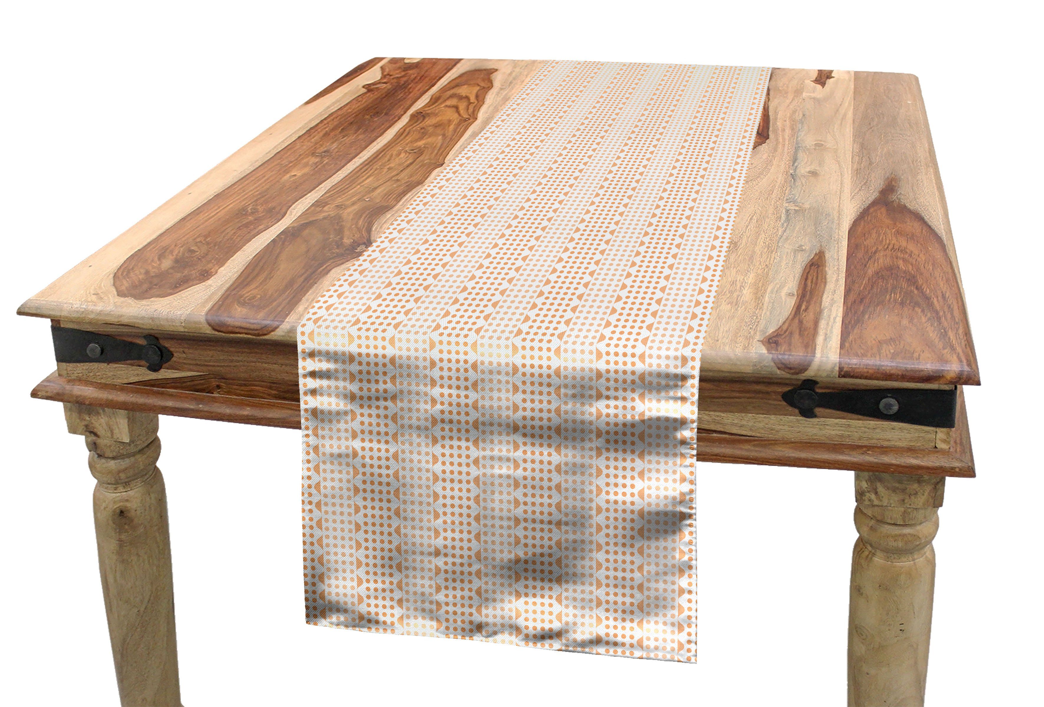 Waves Tischläufer Tischläufer, Abstrakt Abakuhaus Dekorativer Geometrisch Vertical Esszimmer Küche Rechteckiger