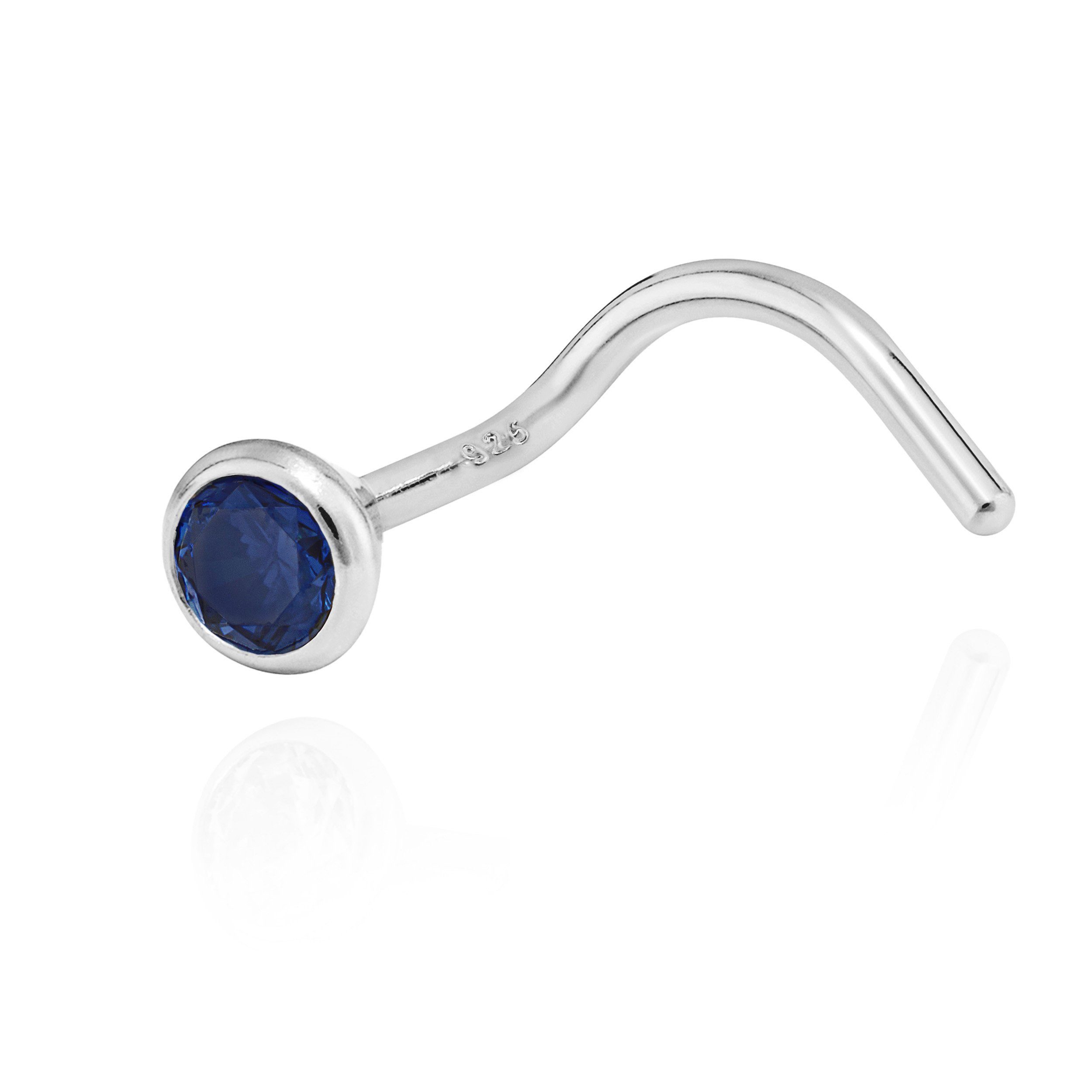 NKlaus Nasenpiercing-Set Nasenpiercing 925 Silber Nasenstecker günstig online kaufen