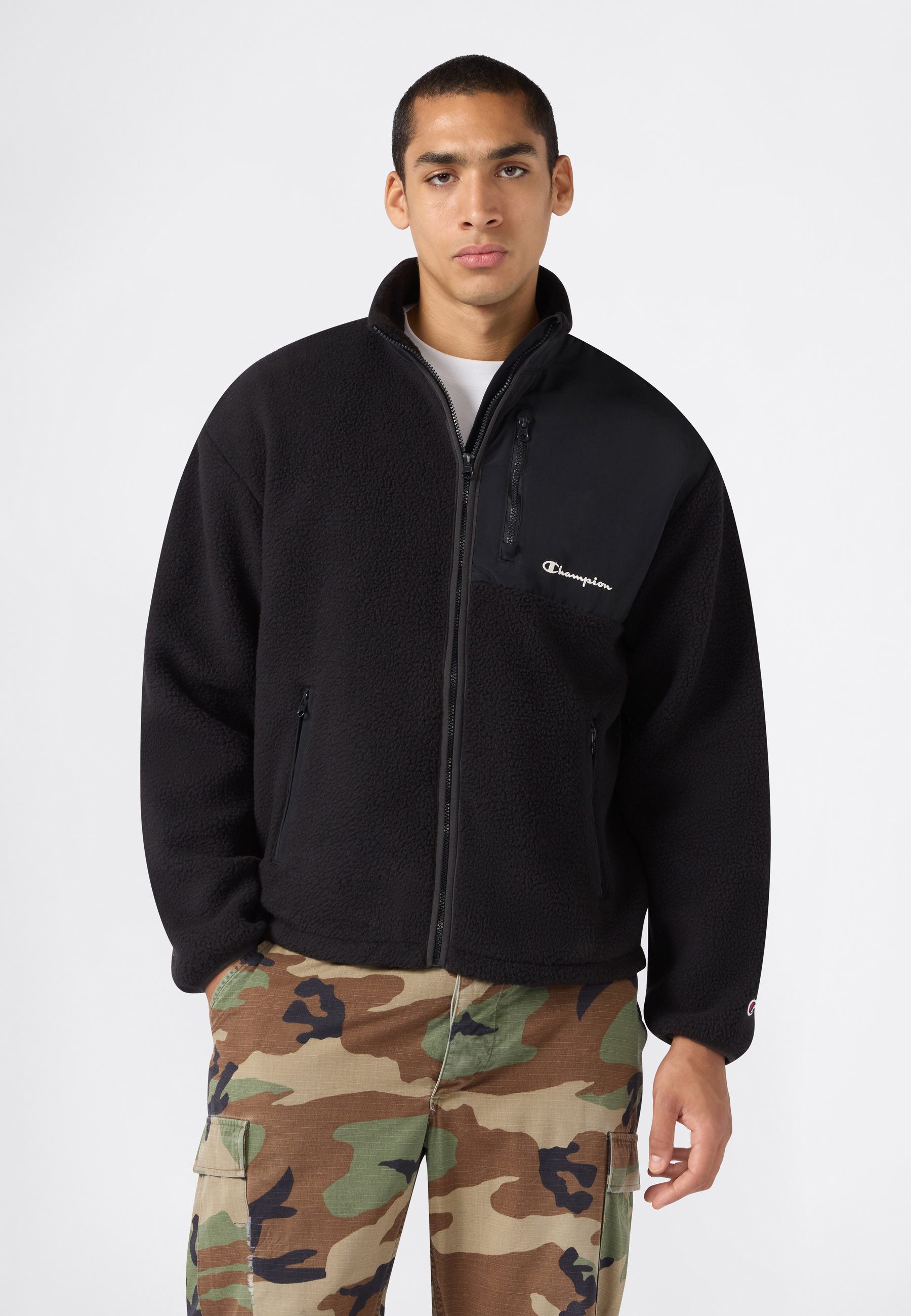 Champion Fleecejacke SPORTWEAR ZIP-UP Loose Fit Polar mit sportlichem Charakter, weiches Fleece, Loose Fit