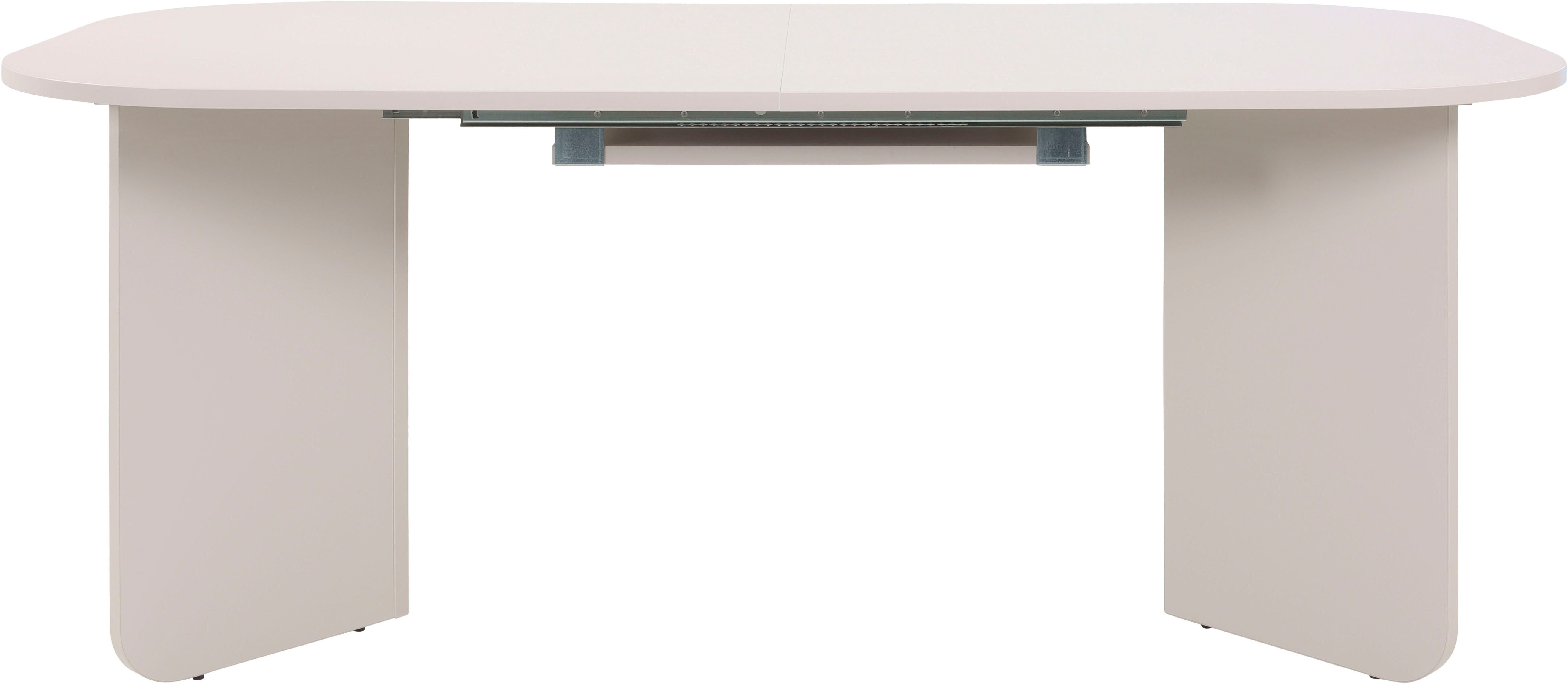 TOM TAILOR HOME Esstisch ROUNDED TABLE, mit gerundeten Ecken. Fest 180 cm oder ausziehbar auf 260 cm
