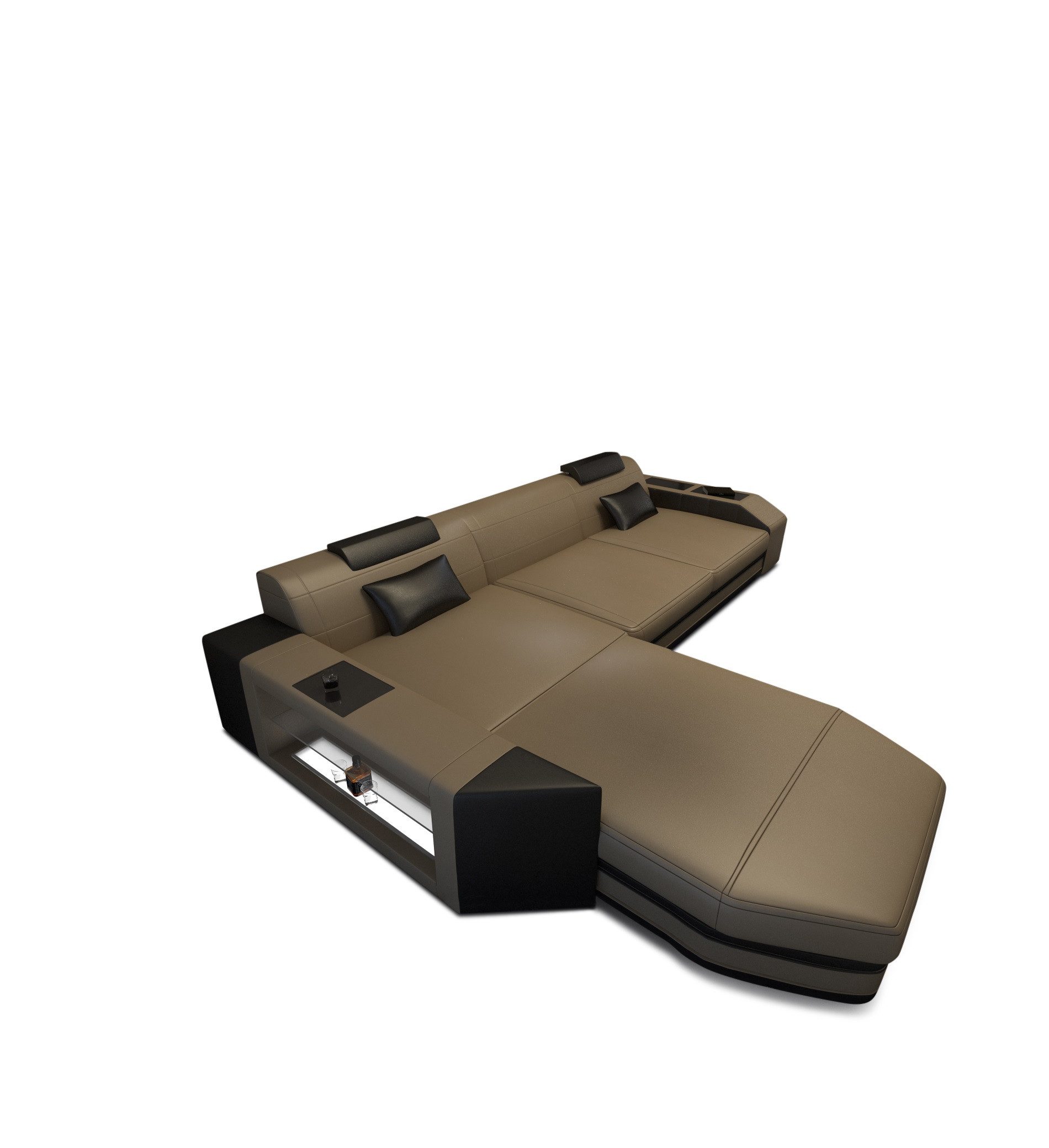 Sofa Dreams Ecksofa Ledercouch Sofa Leder günstig online kaufen