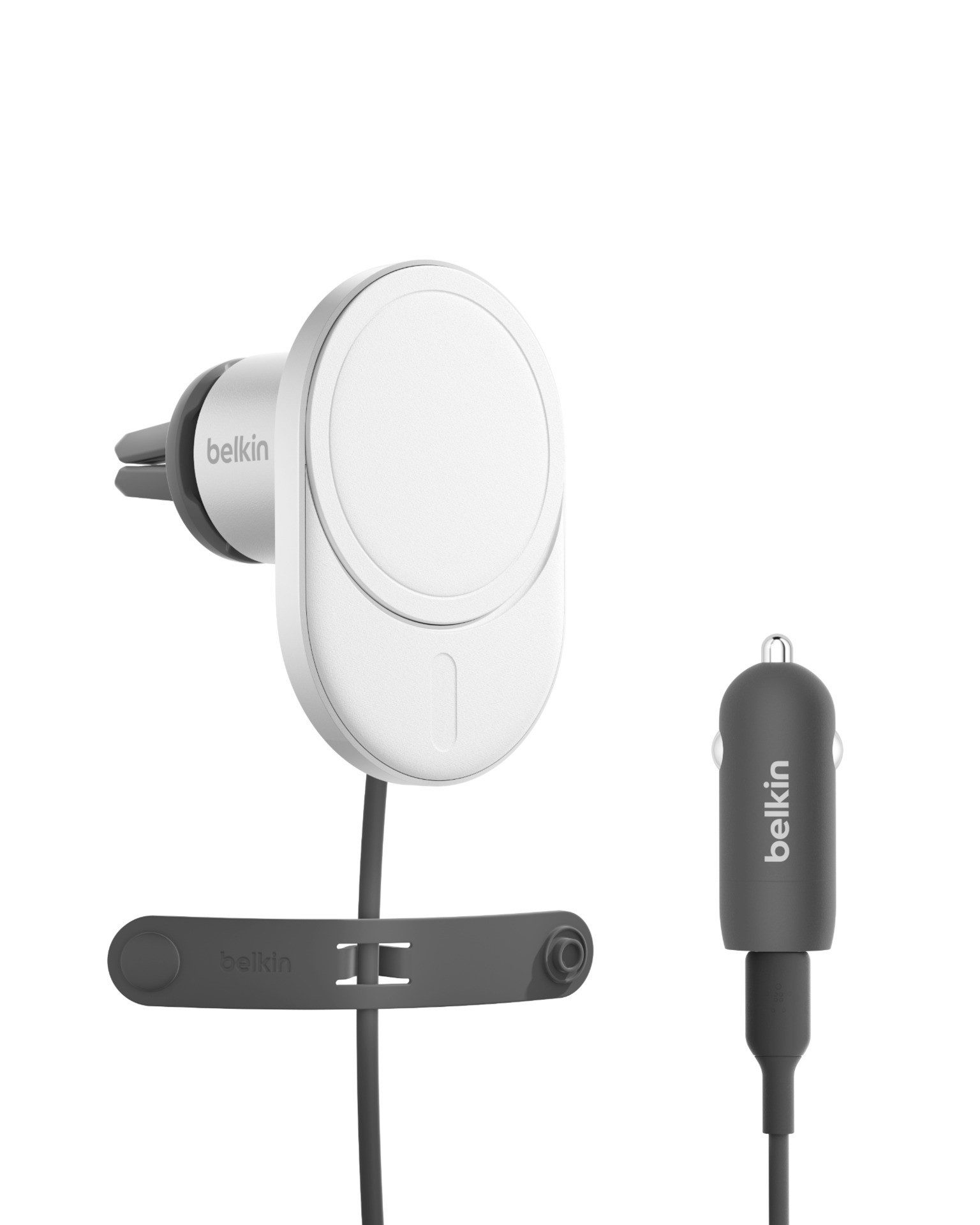 Belkin BoostCharge Magnetisches Kfz-Ladegerät Qi2, inkl. Netzteil Wireless Charger