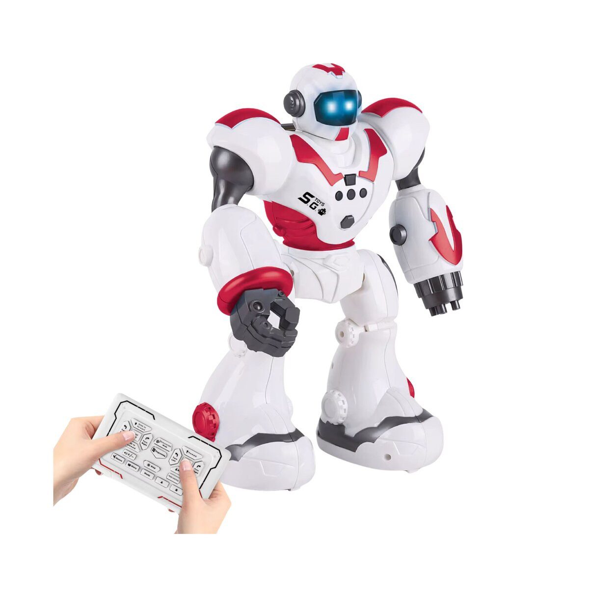 Wisam RC-Auto Interaktiver ferngesteuerter RC-Roboter mit 16 Funktionen
