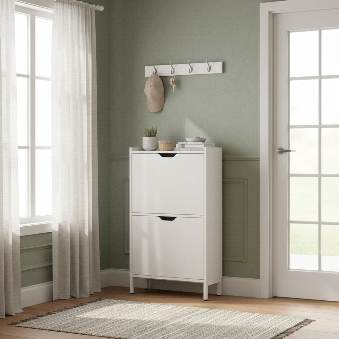 Bellamio Schuhschrank Ceyhan 19 cm Tiefe für schmale Flure (Schuhregal mit günstig online kaufen