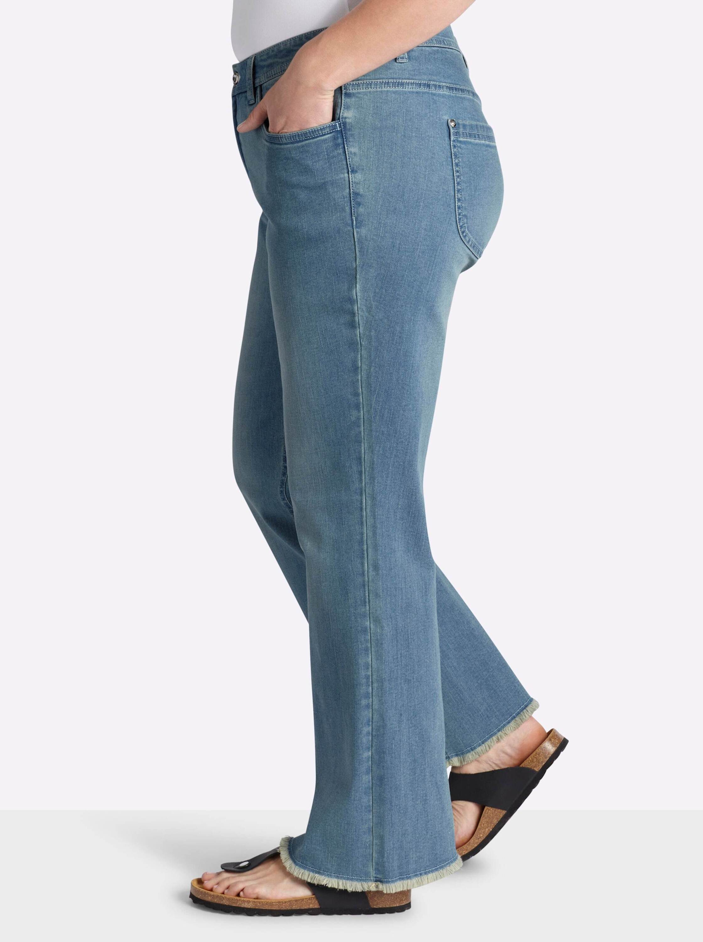 Sheego Bequeme Jeans Bootcut-Jeans normal