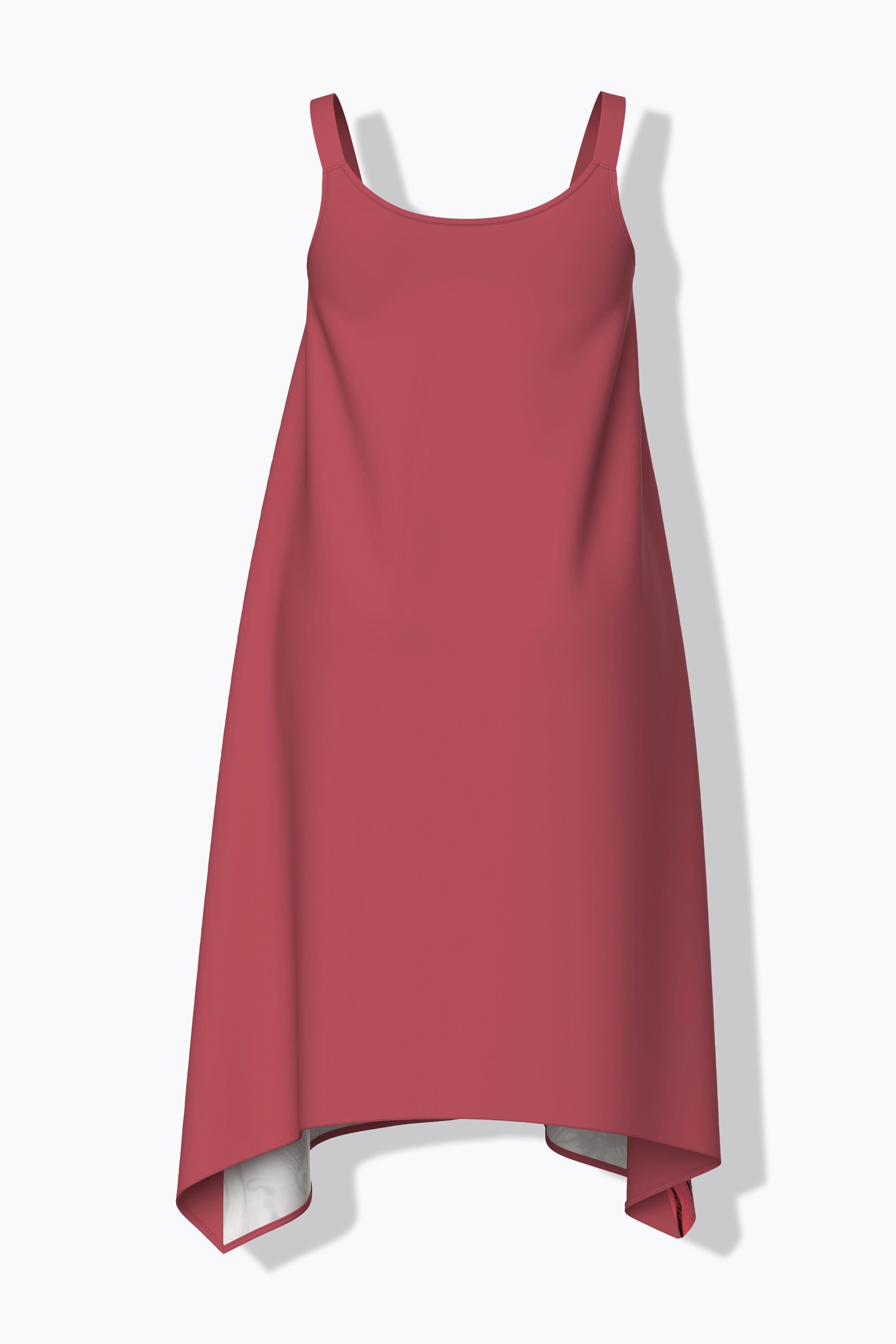 Ulla Popken Strandkleid Kleid Urlaubsmotiv A-Linie V-Ausschnitt ärmellos – Bild 4 von 5