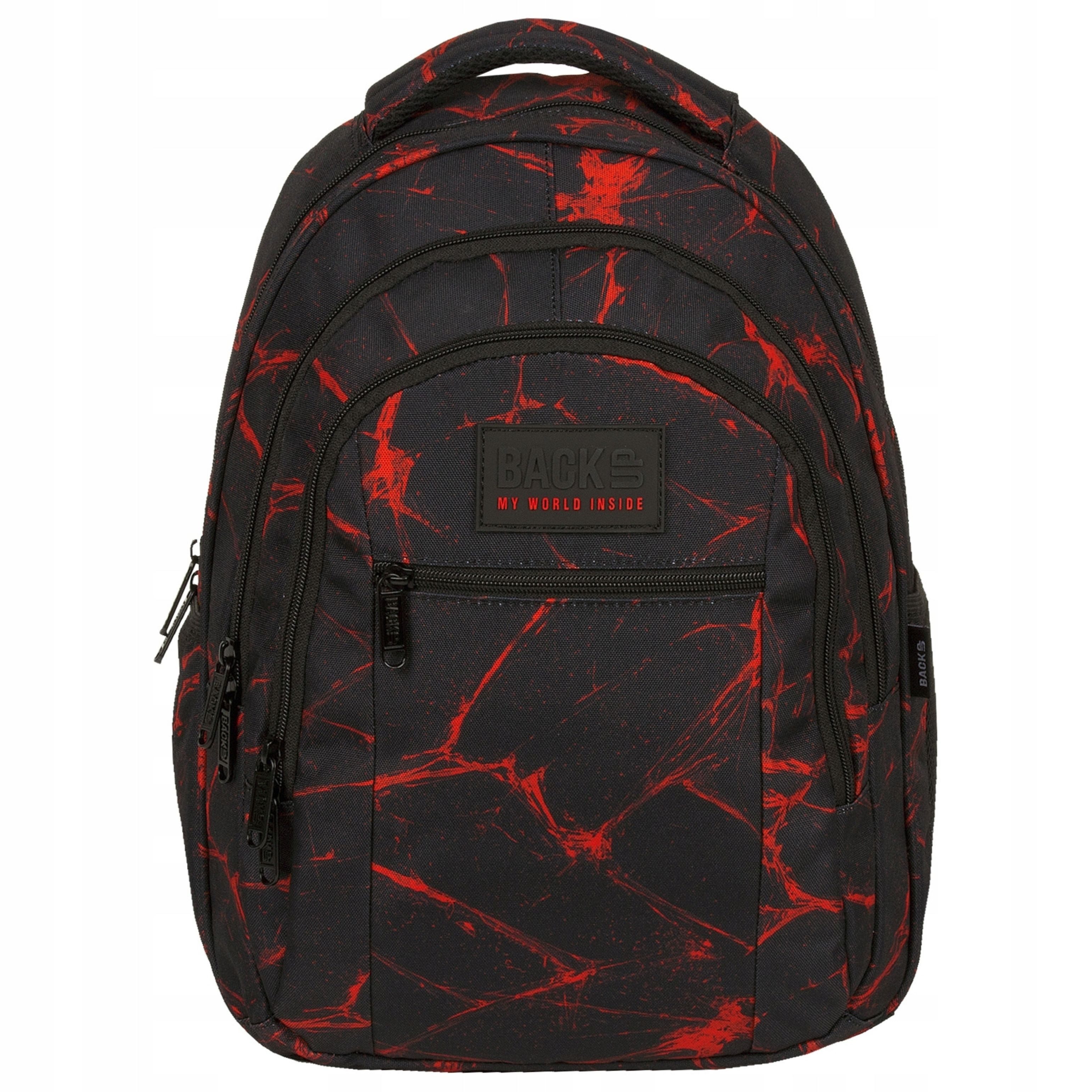 Festivalartikel Schulrucksack Schulrucksack Jungen 26L BackUP Magma Lava – robust & stylisch – Bild 4 von 5