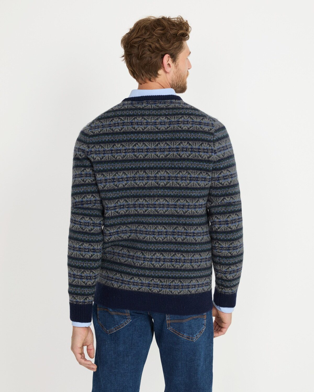 Highmoor Strickpullover Jacquard-Pullover