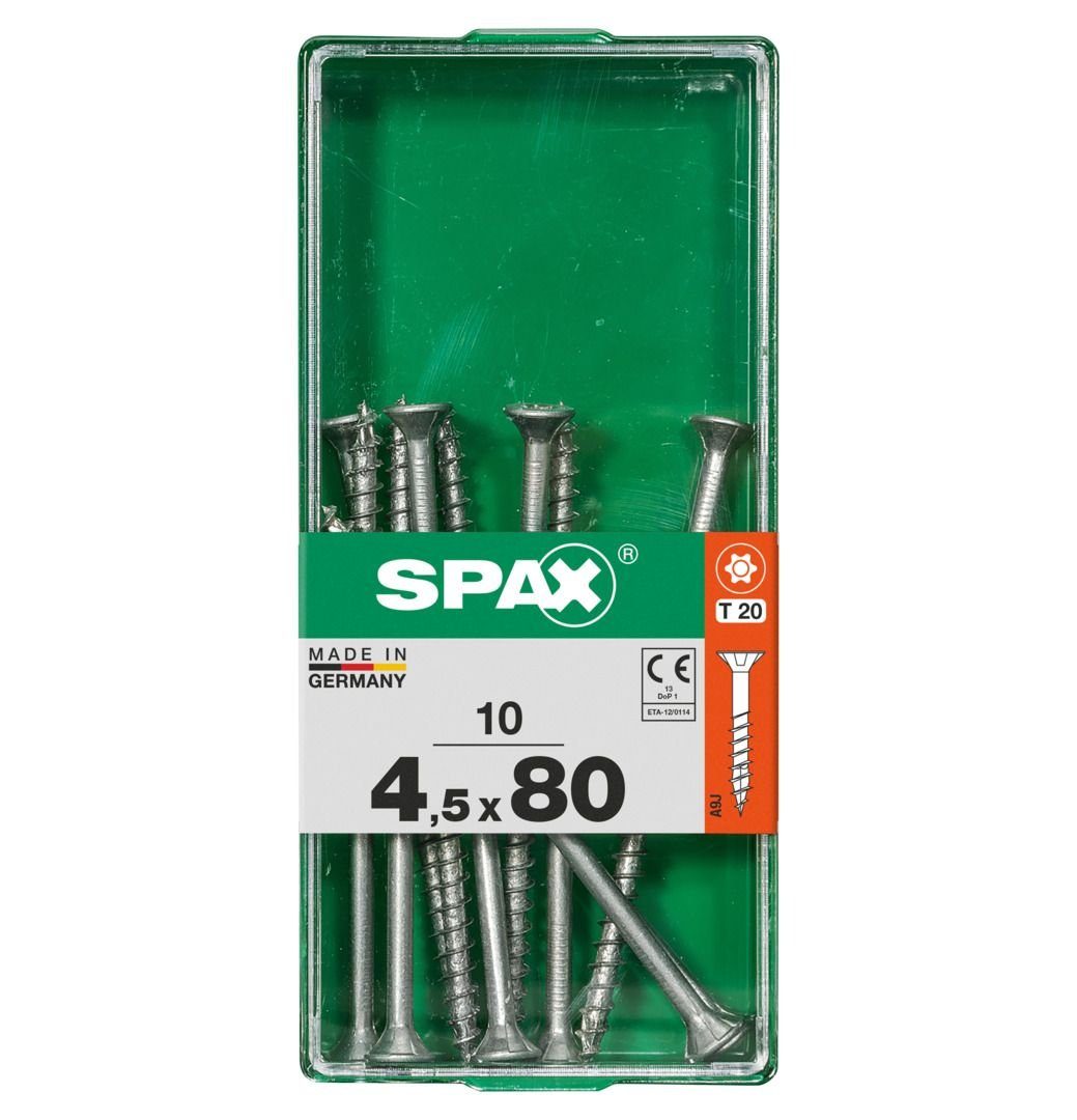 SPAX Holzbauschraube Spax Universalschrauben 4.5 x 80 mm TX 20 - 10
