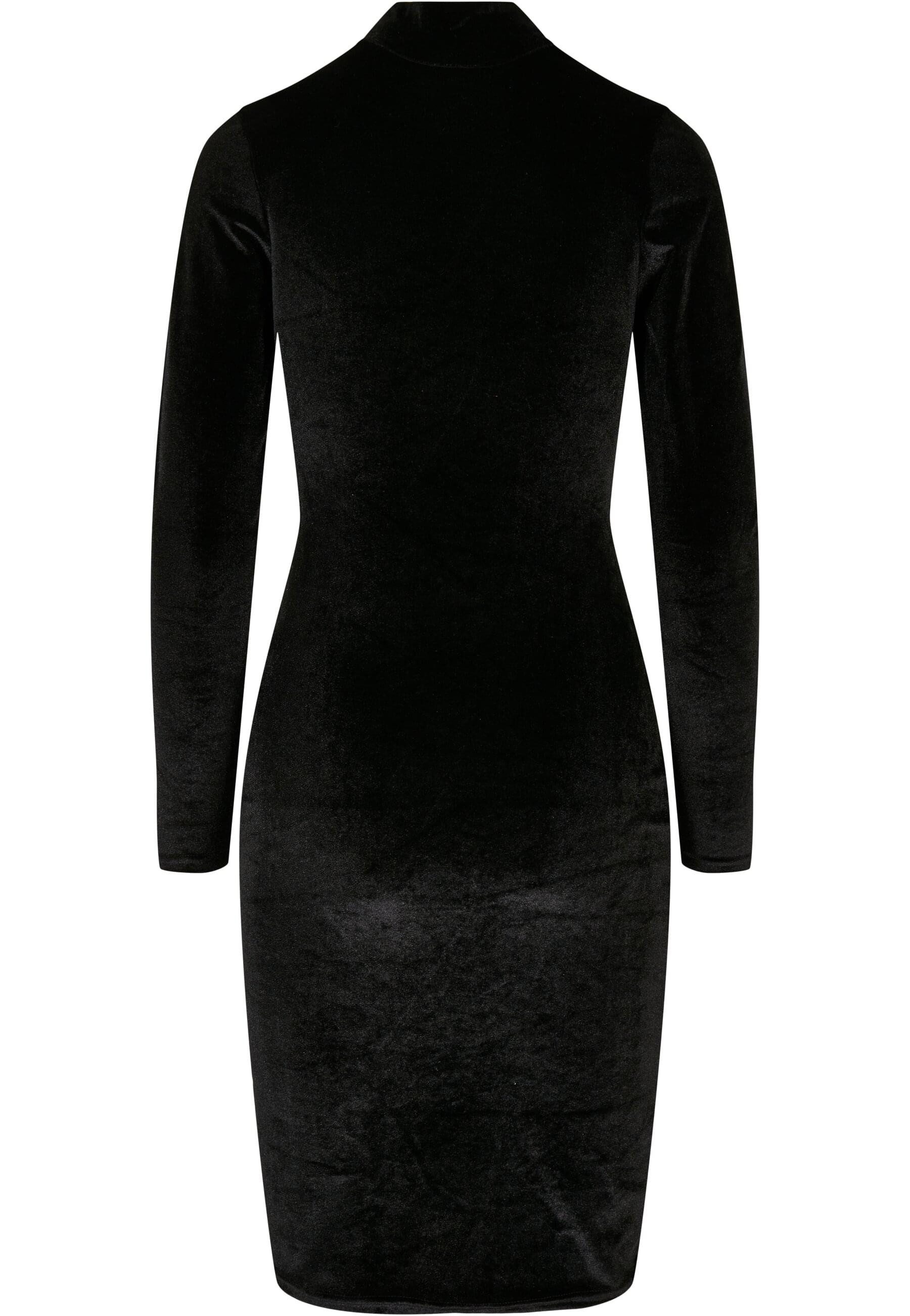 URBAN CLASSICS Shirtkleid Urban Classics Damen Ladies Velvet Turtle Neck Dr günstig online kaufen