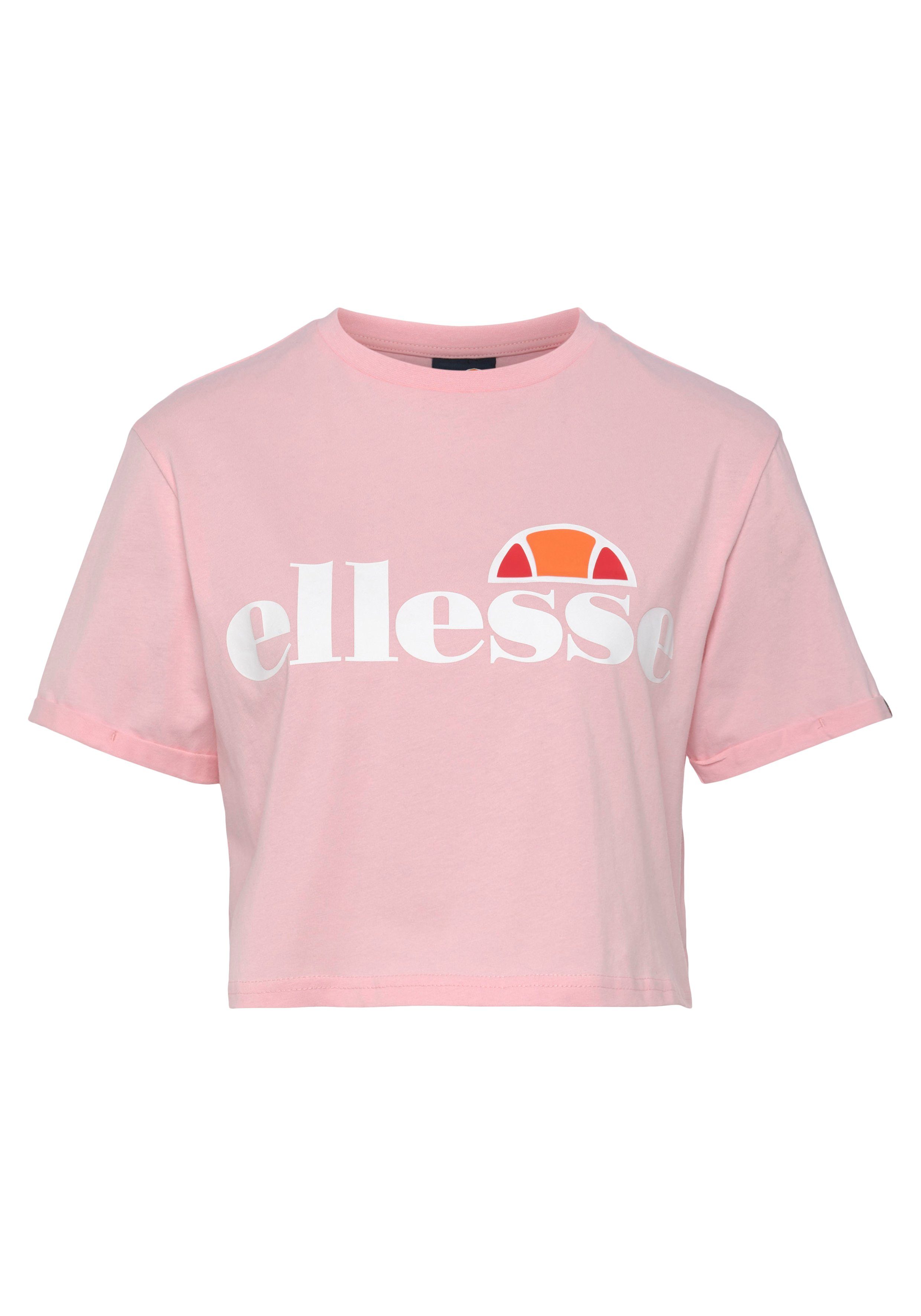 TEE ALBERTA CROPPED Light-Pink T-Shirt Ellesse