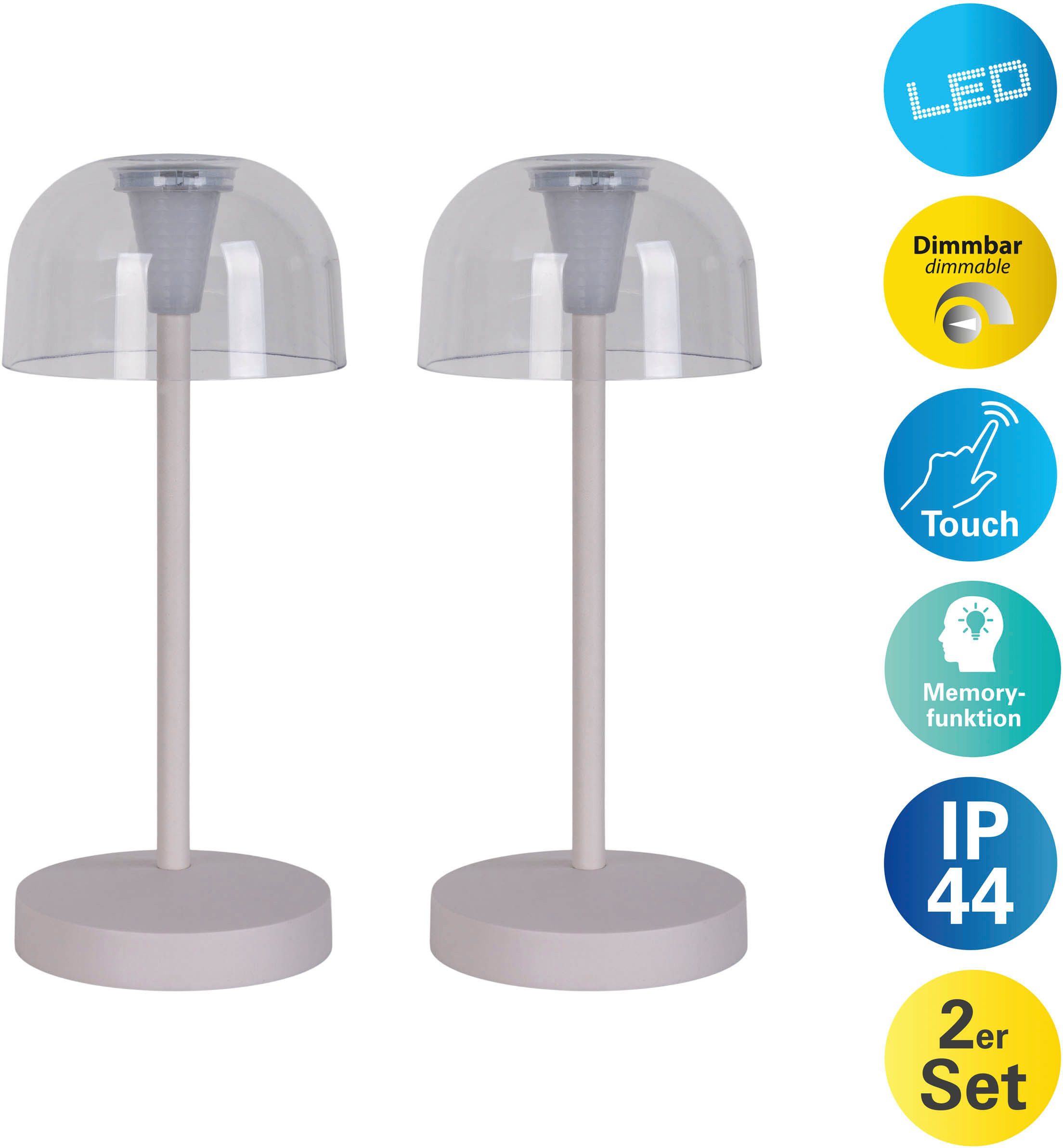 näve LED Tischleuchte Gomba 18,5 cm, günstig online kaufen