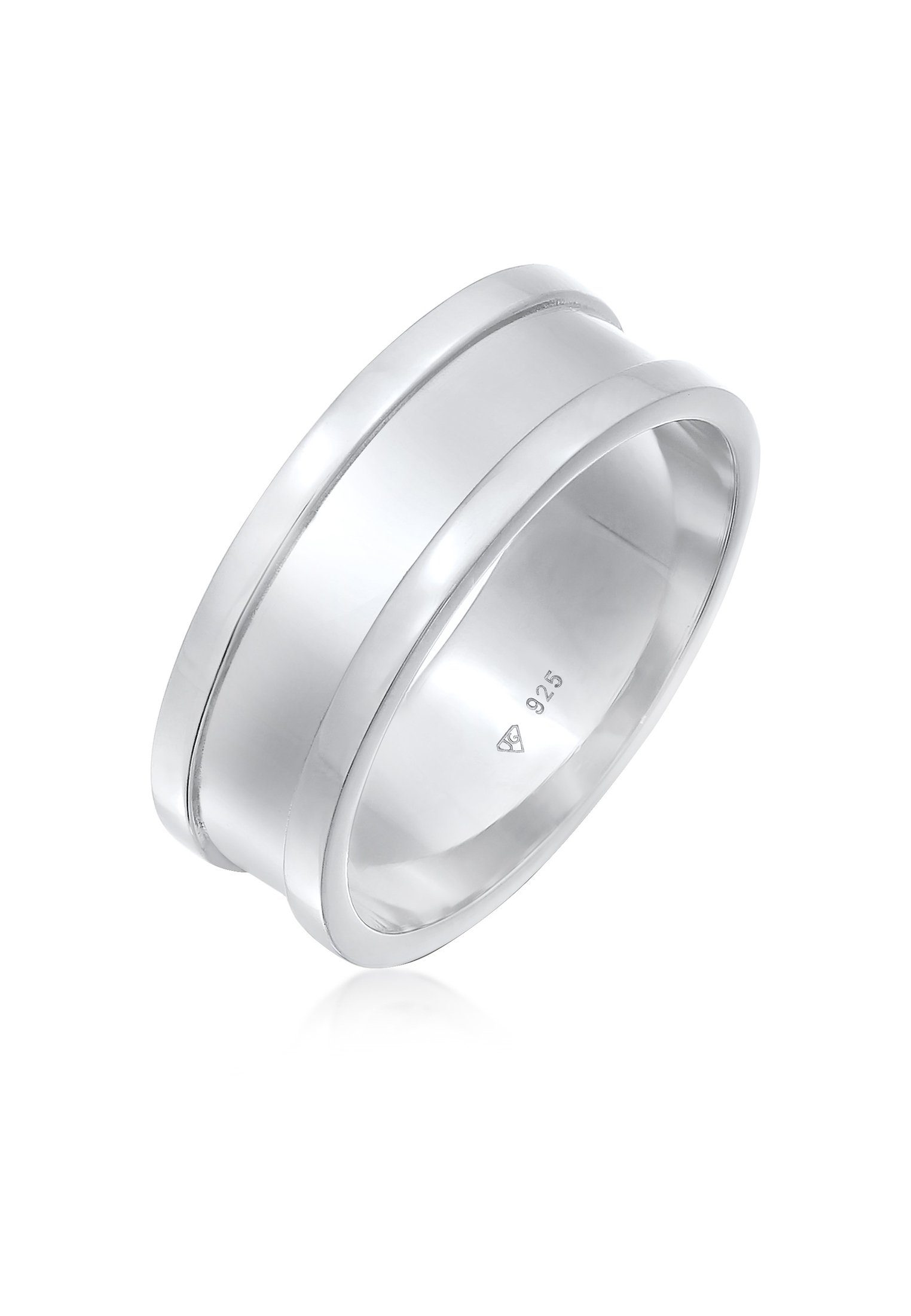 Silberring Bandring Maskulin Zeitlos 925 Silber