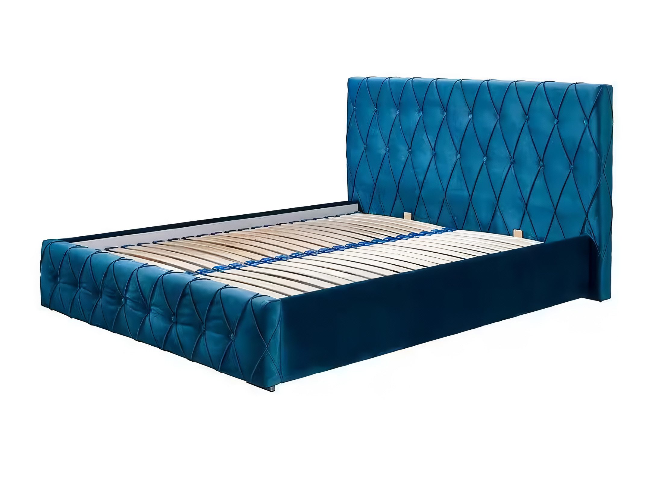 Polsterbett Luxuriöses Doppelbett mit Polsterdesign für Hotels, Ehebett 160 x