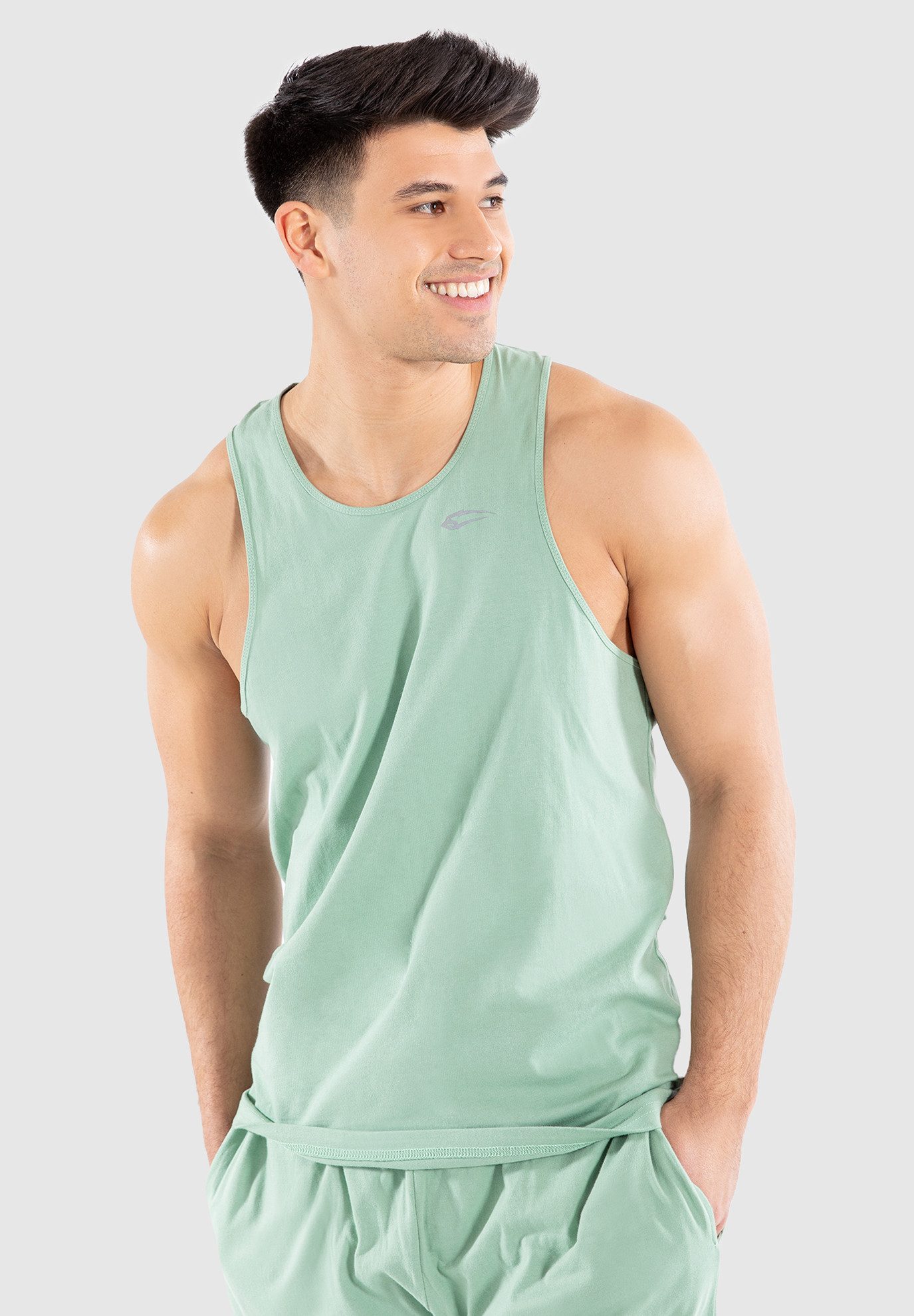 Smilodox Tanktop Alfie 100% Baumwolle günstig online kaufen
