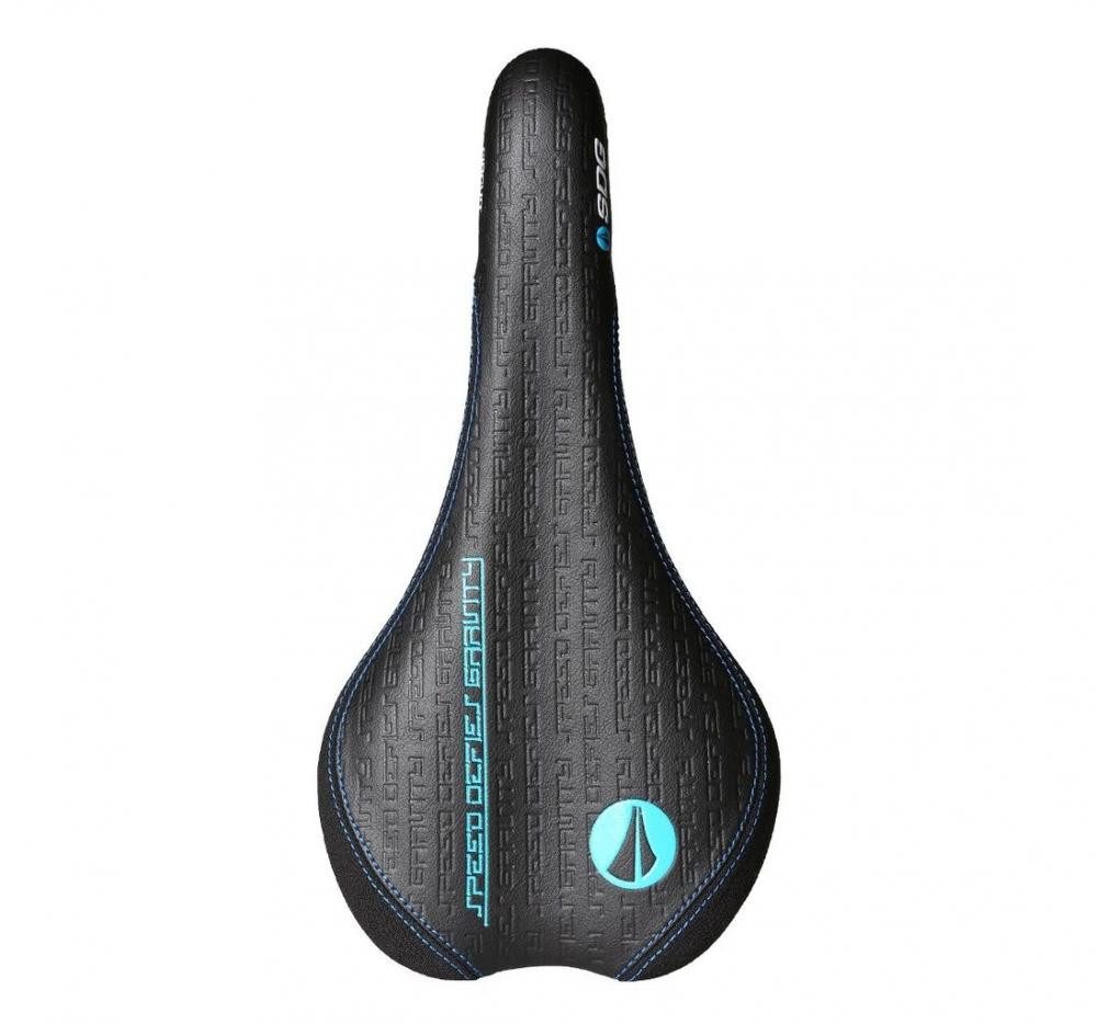 SDG Components Fahrradsattel SDG Circuit MTN Sattel Ti-Alloy 7x7mm schwarz-cyan