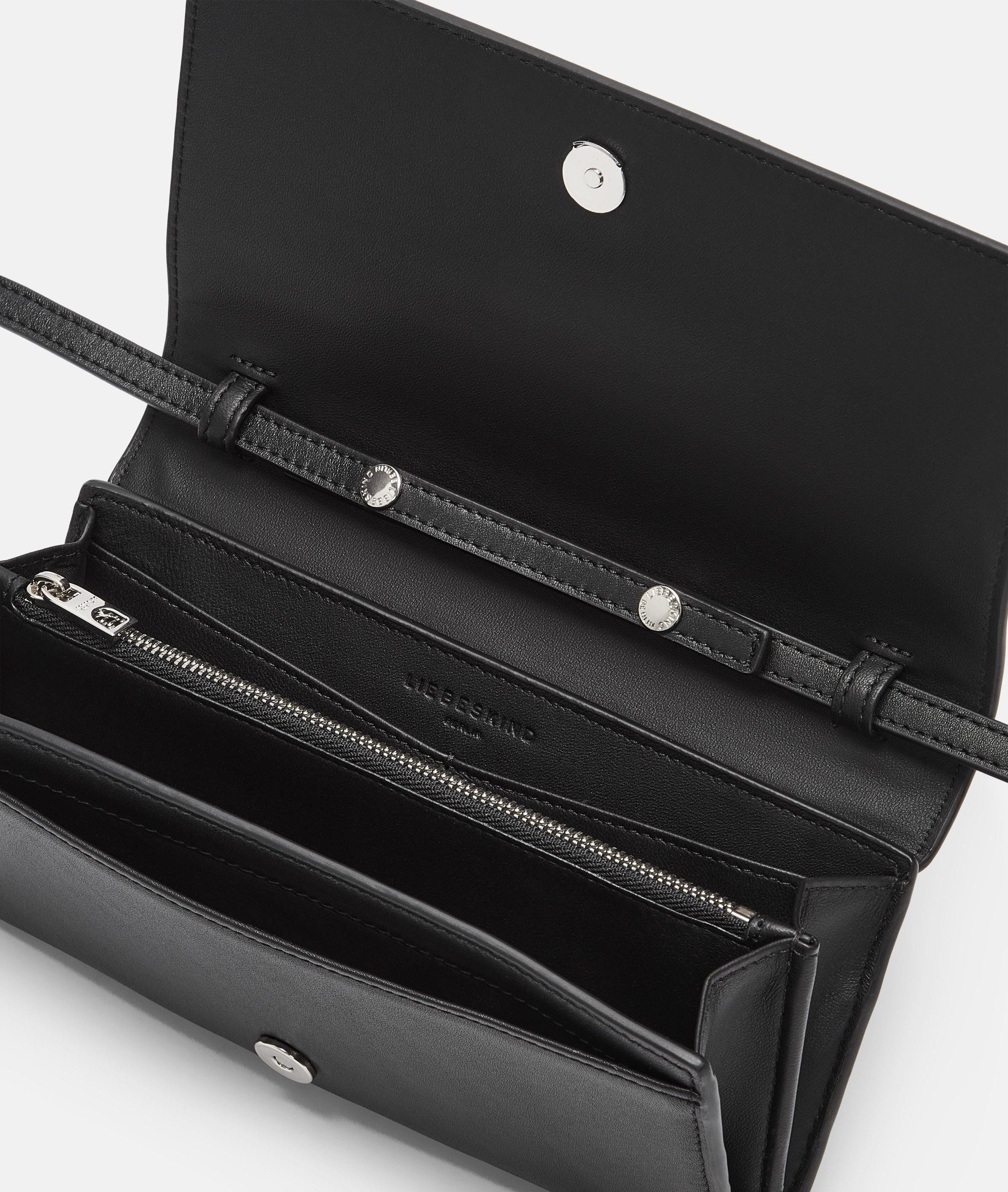 Liebeskind Berlin Umhängetasche Crossbody XS, Kleine Umhängetasche aus Kalbsleder