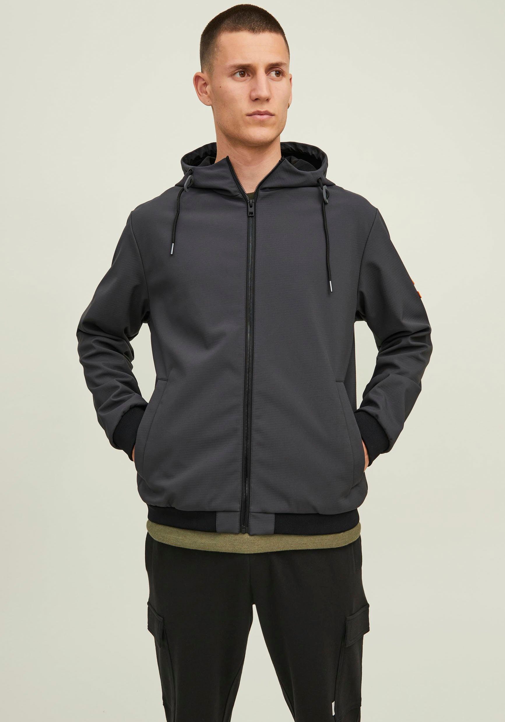 Jack & Jones Anorak CLASSIC WAFFLE JACKET grau