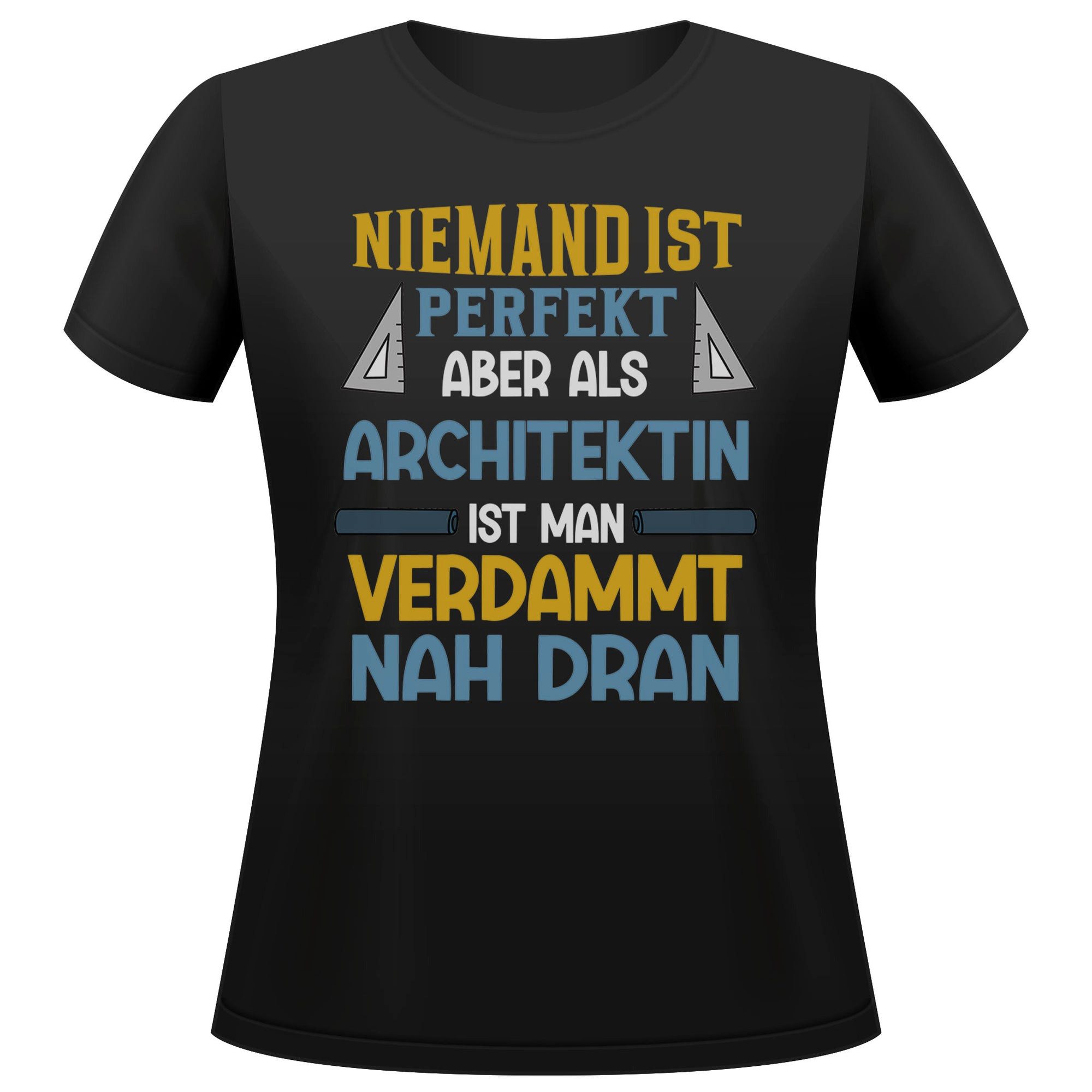 T-Shirt Architektin Geschenk Frauen Spruch Beruf Studium Abschluss