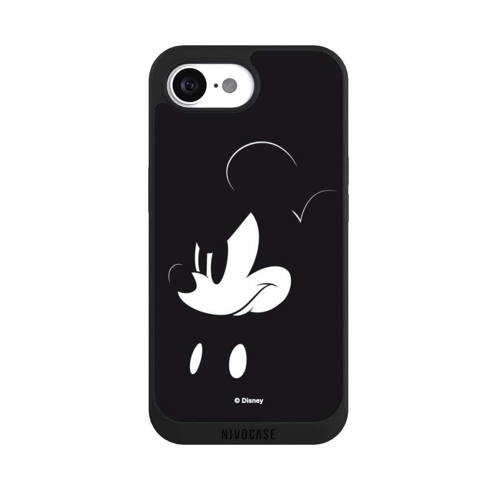 NIVOCASE Handyhülle Mickey Mouse Offizielles Lizenzprodukt Disney Mickey Mouse - Mad, Apple iPhone 16e Handyhülle Hülle NIVOpure Case Schwarz