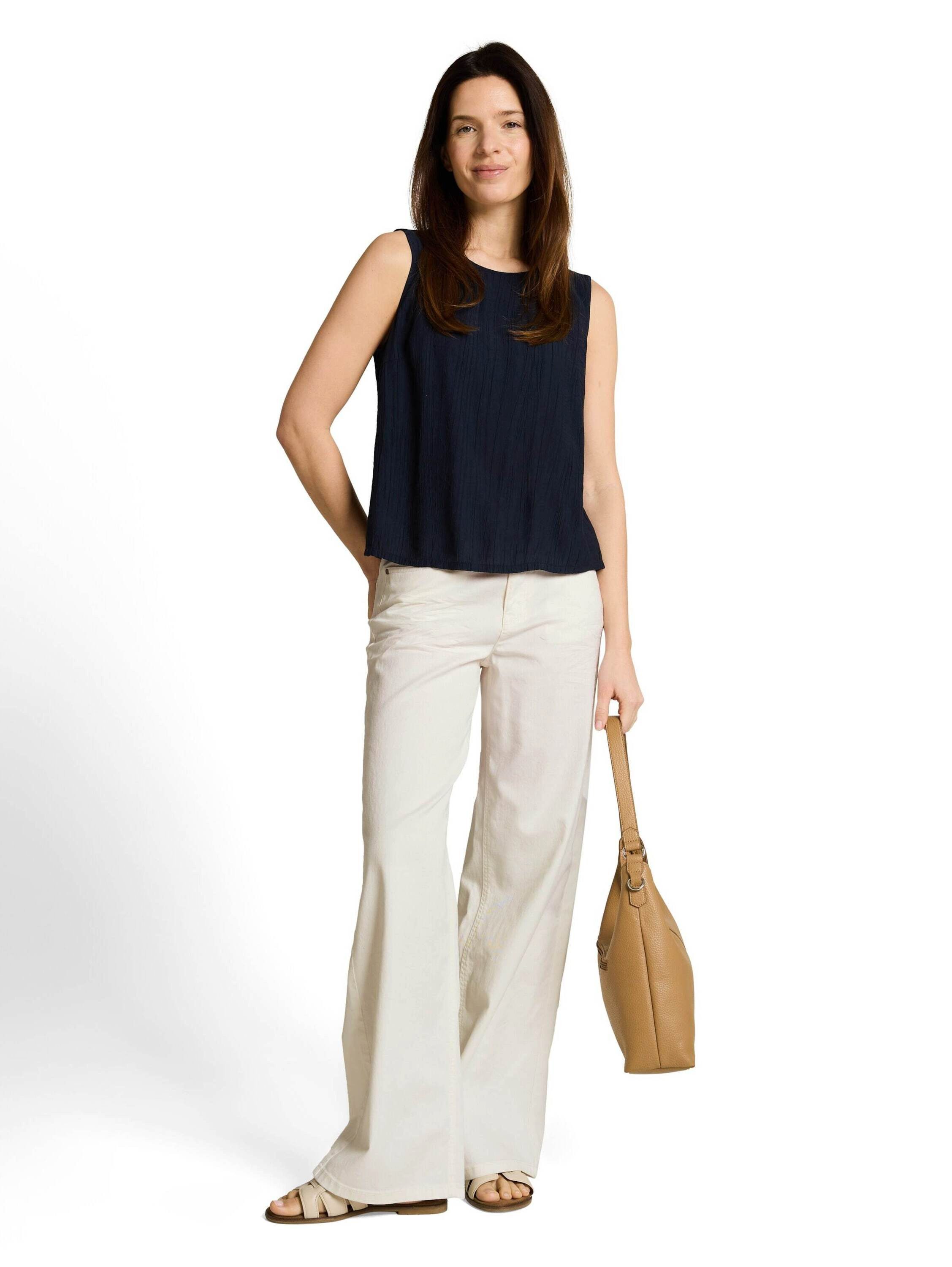 TOM TAILOR Weite Jeans LUNA (1-tlg) Plain/ohne Details
