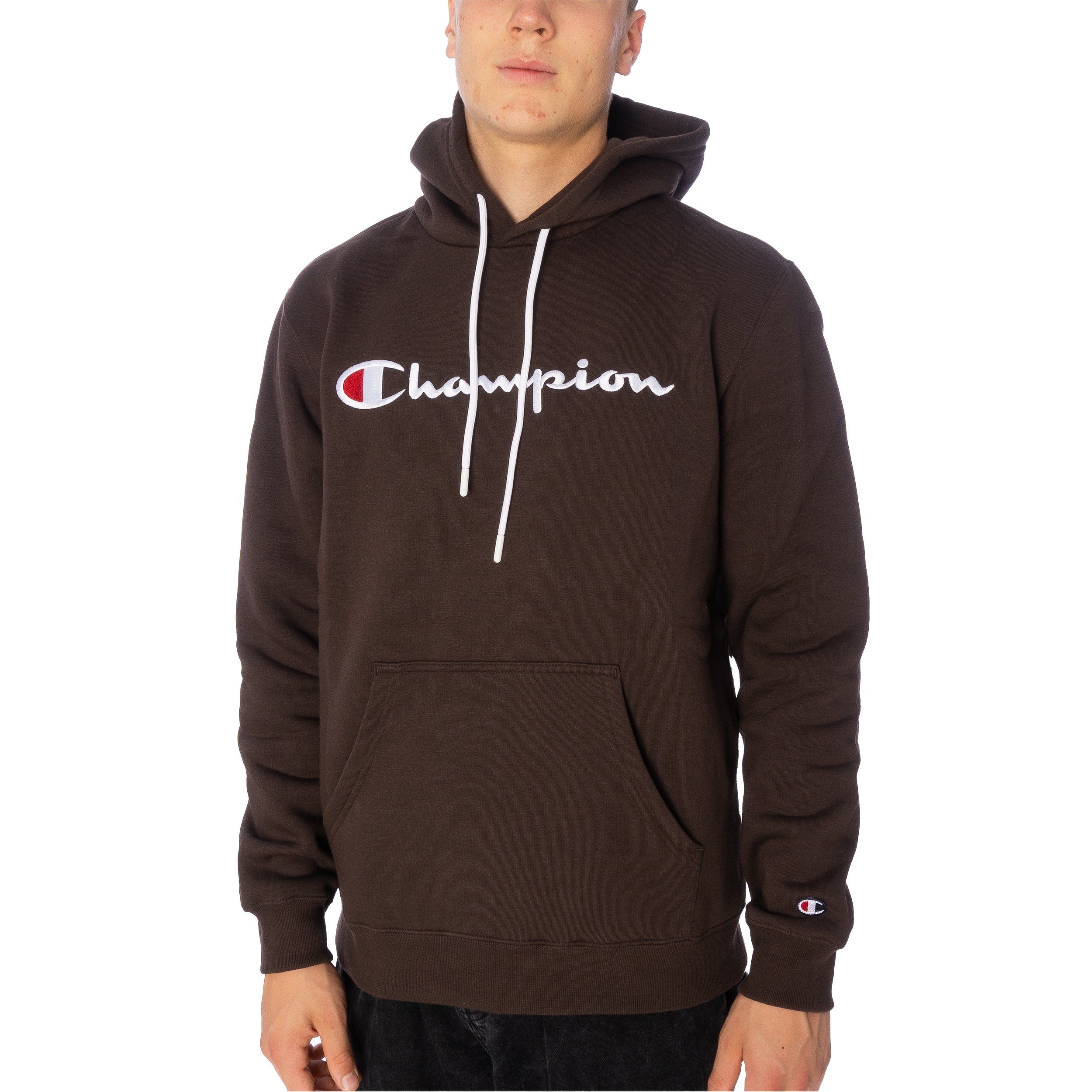 Champion Kapuzenpullover braun 219203 Hoodie Hoodie Herren (1-tlg) Champion