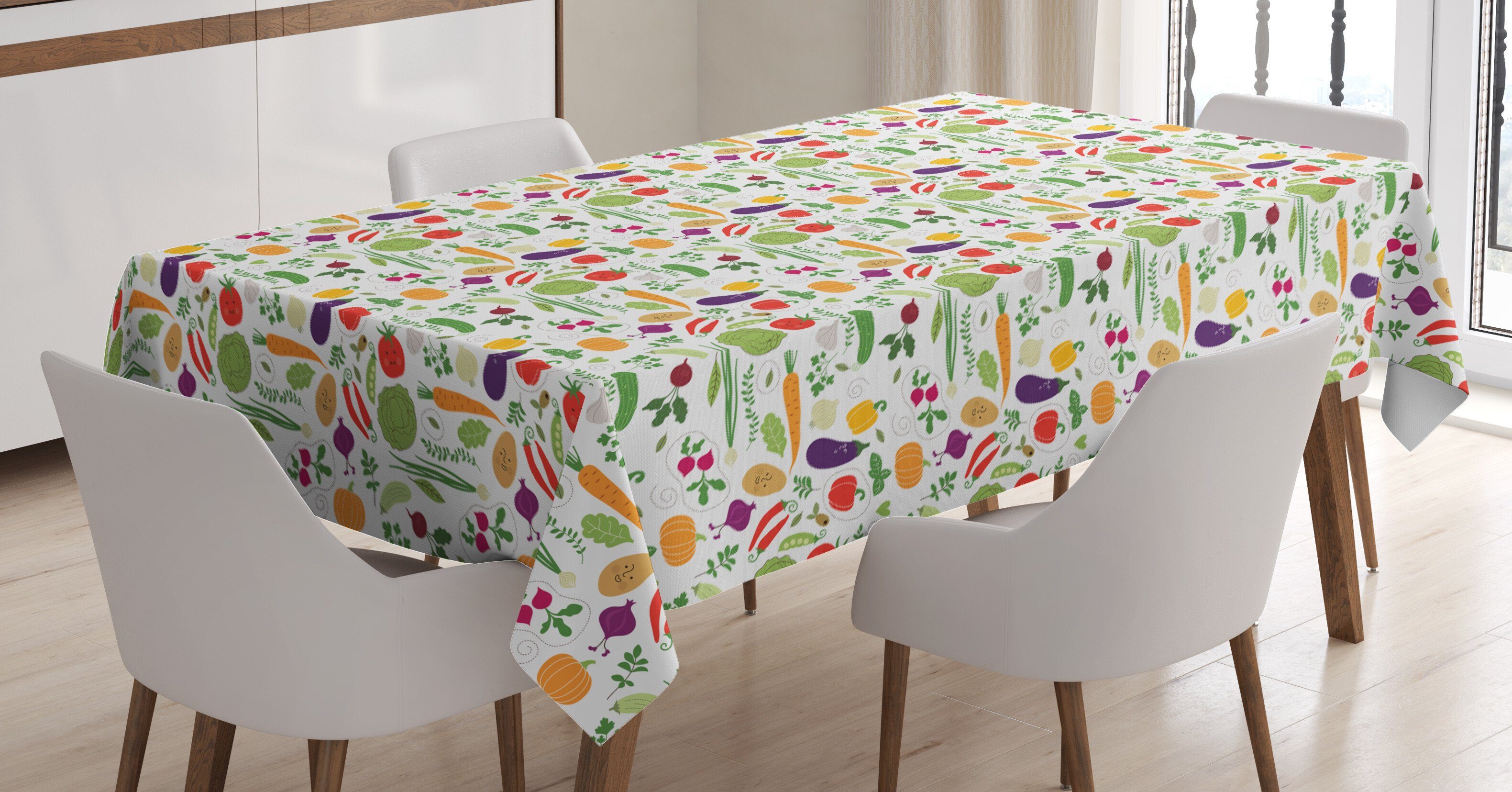 Abakuhaus Tischdecke Farbfest Waschbar Für Klare den Vegetarisch Farben, Außen Gemüse geeignet Bereich Kohl
