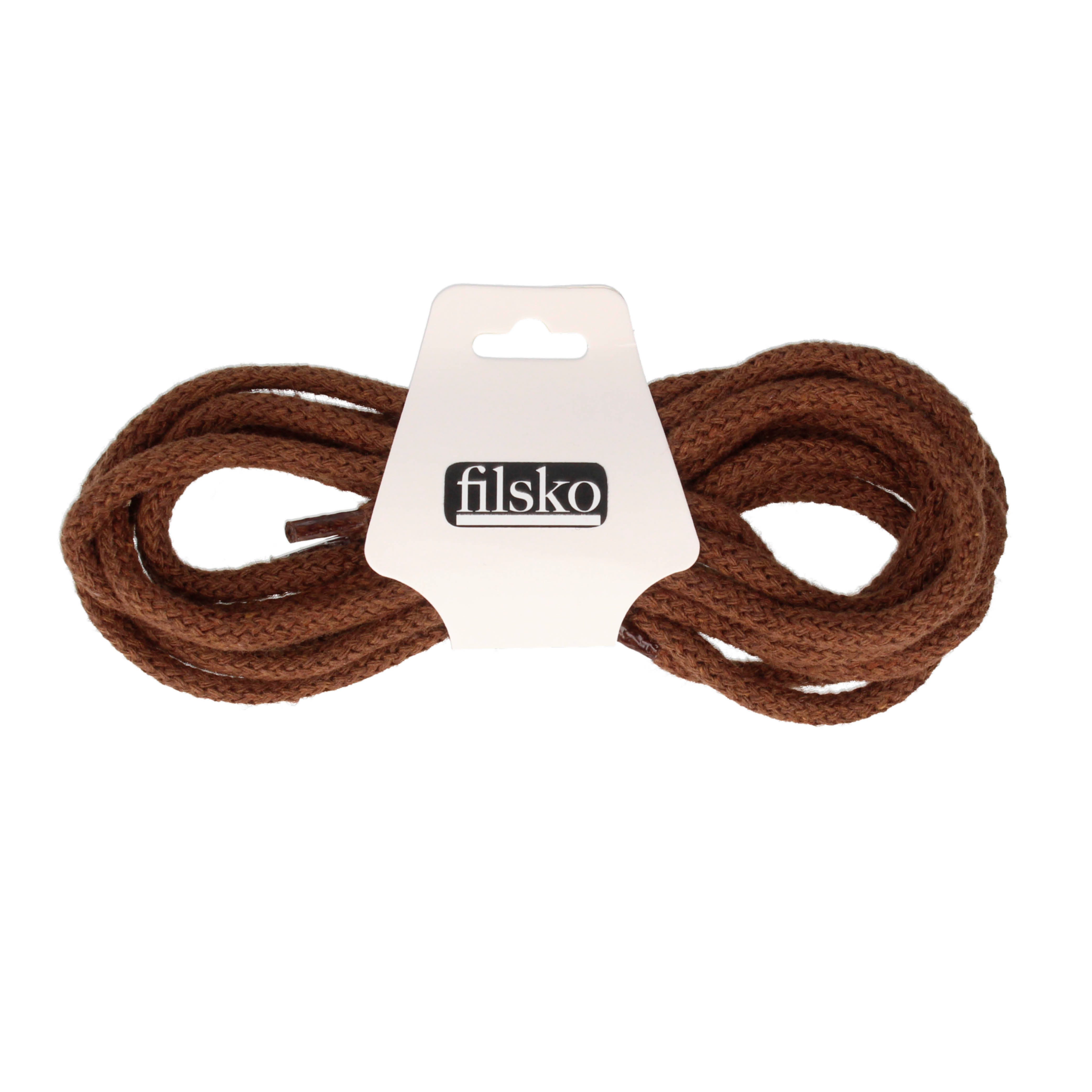 filsko Schnürsenkel Schnürsenkel Rund aus Baumwolle, 70mm, 90mm, 120mm, 150mm, 180mm, 200mm