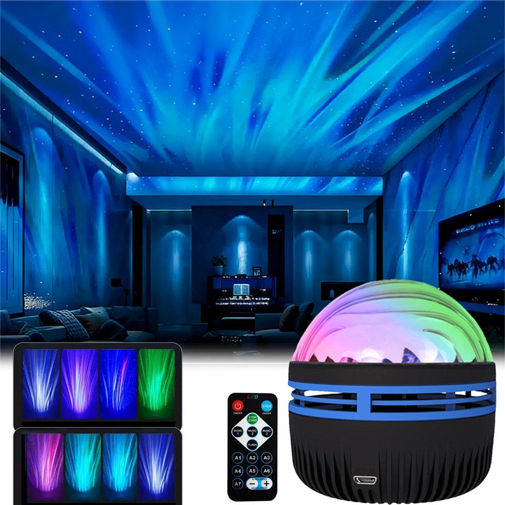 PRIISF LED-Sternenhimmel Nordlicht Aurora Projektor LED Sternenhimmel RGB P günstig online kaufen