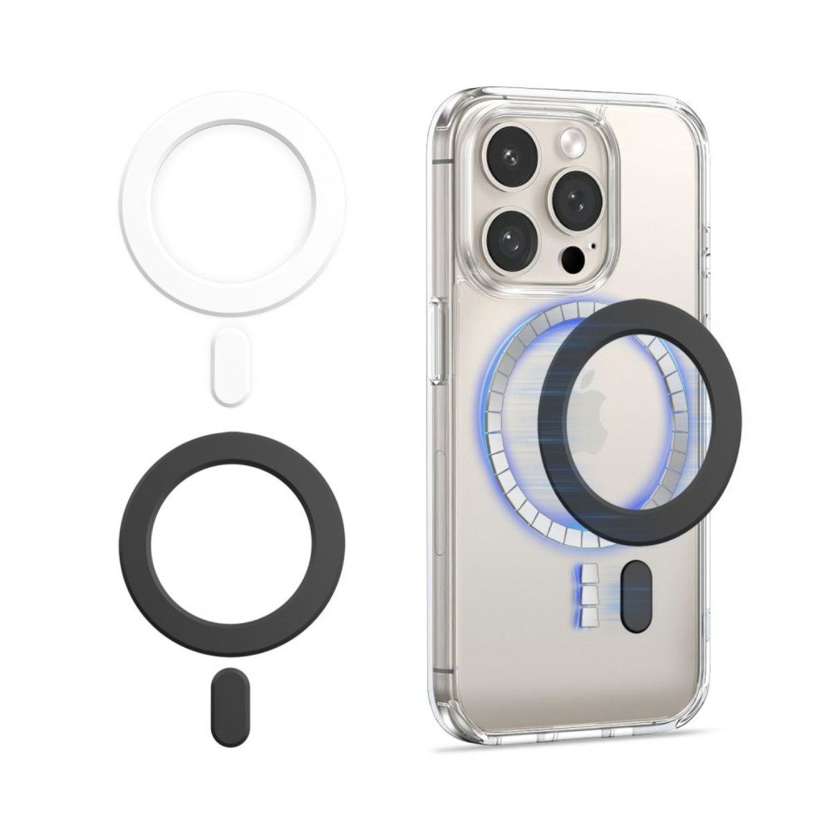 TECH PROTECT Magnet MagMat, Universelle Magnetplatte für stabilen Halt an MagSafe-Zubehör