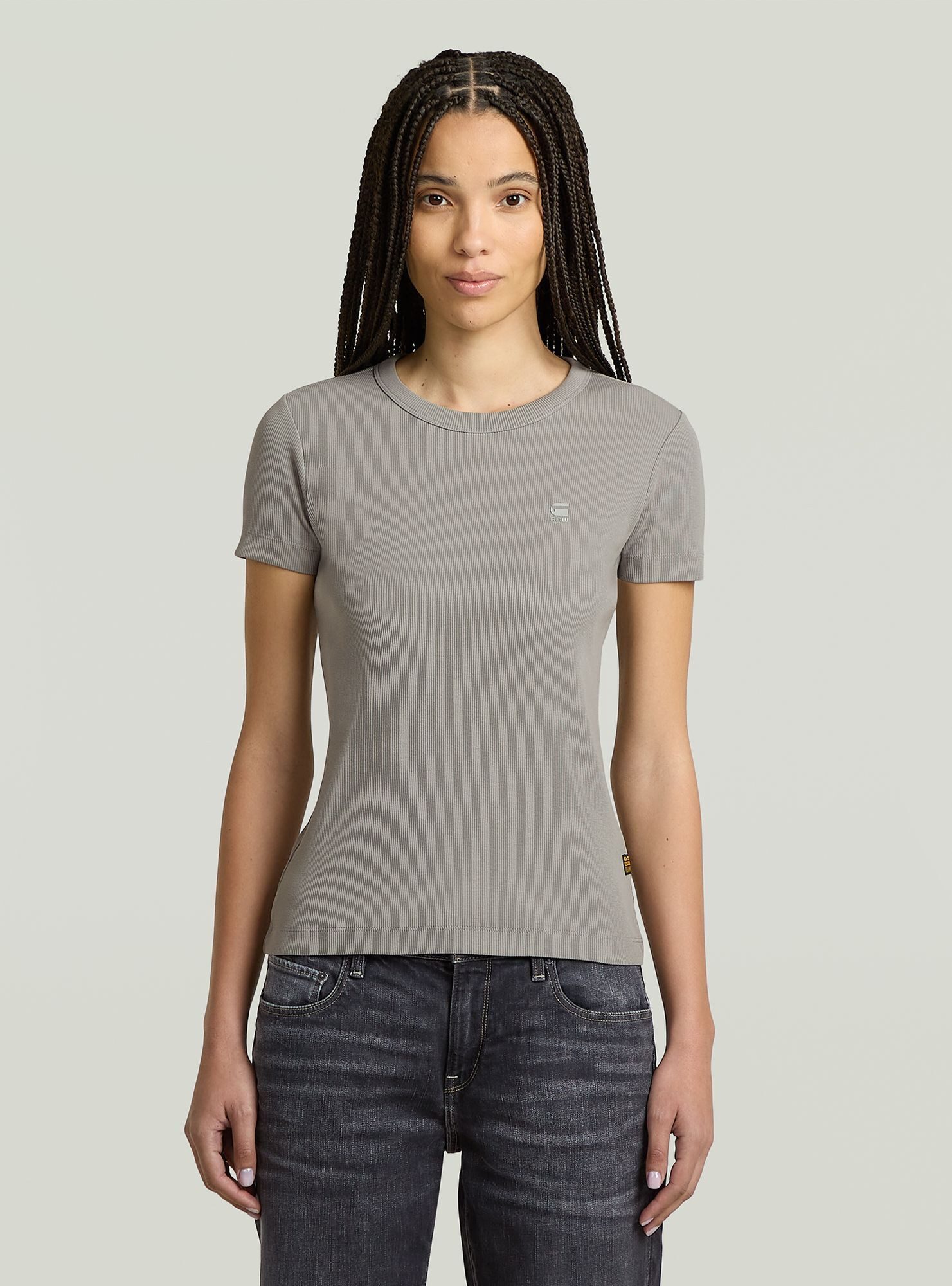 G-STAR T-Shirt Rib Cap Sleeve T-Shirt günstig online kaufen