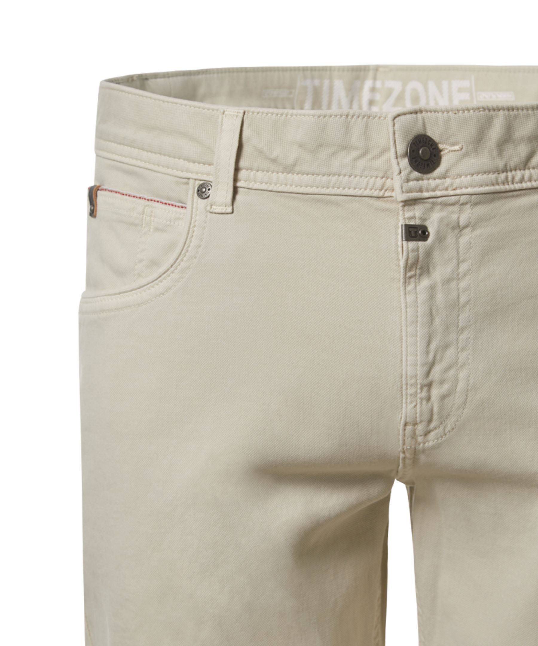 TIMEZONE Chinoshorts Elegant kurz geschnittene Slim Fit Mode Reißverschluss Einfarbig (1-tlg) Slim ScottyTZ Short