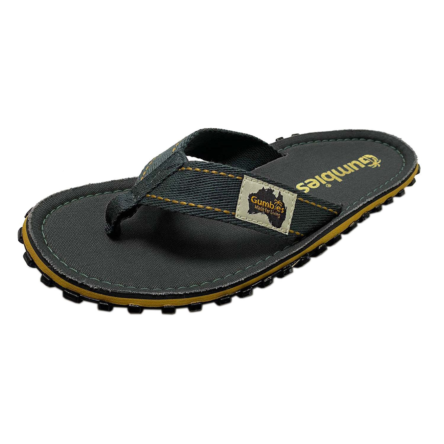 Gumbies Classic in Grey T-Strap-Zehentrenner Hergestellt aus recycelten Materialien