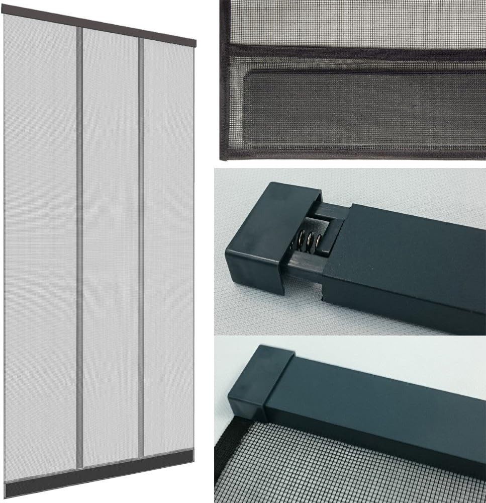 Waidmeister Insektenschutz-Vorhang Waidmeister Klemm-Lamellenvorhang Fliegenvorhang Insektenschutzvorhang