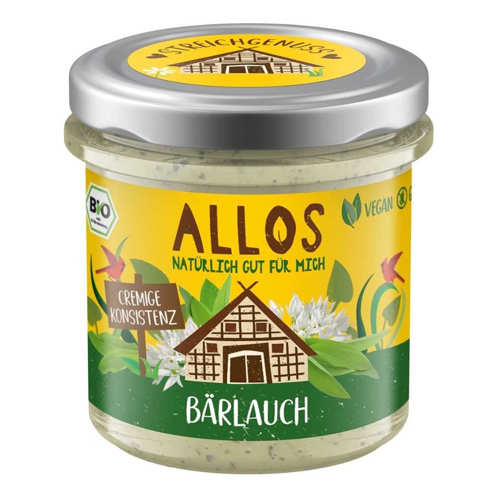Allos Herzhafter Brotaufstrich Streichgenuss - Bärlauch 140g