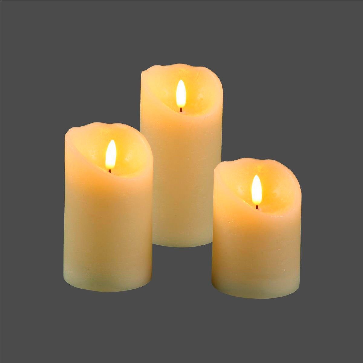 LED-Kerze LED Kerze 7,5x15cm (FB 51018)
