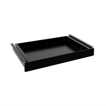 boho office® Schublade, Auszug mit Utensilien-Einsatz in schwarz im Maß 40,5 x 24,9 cm