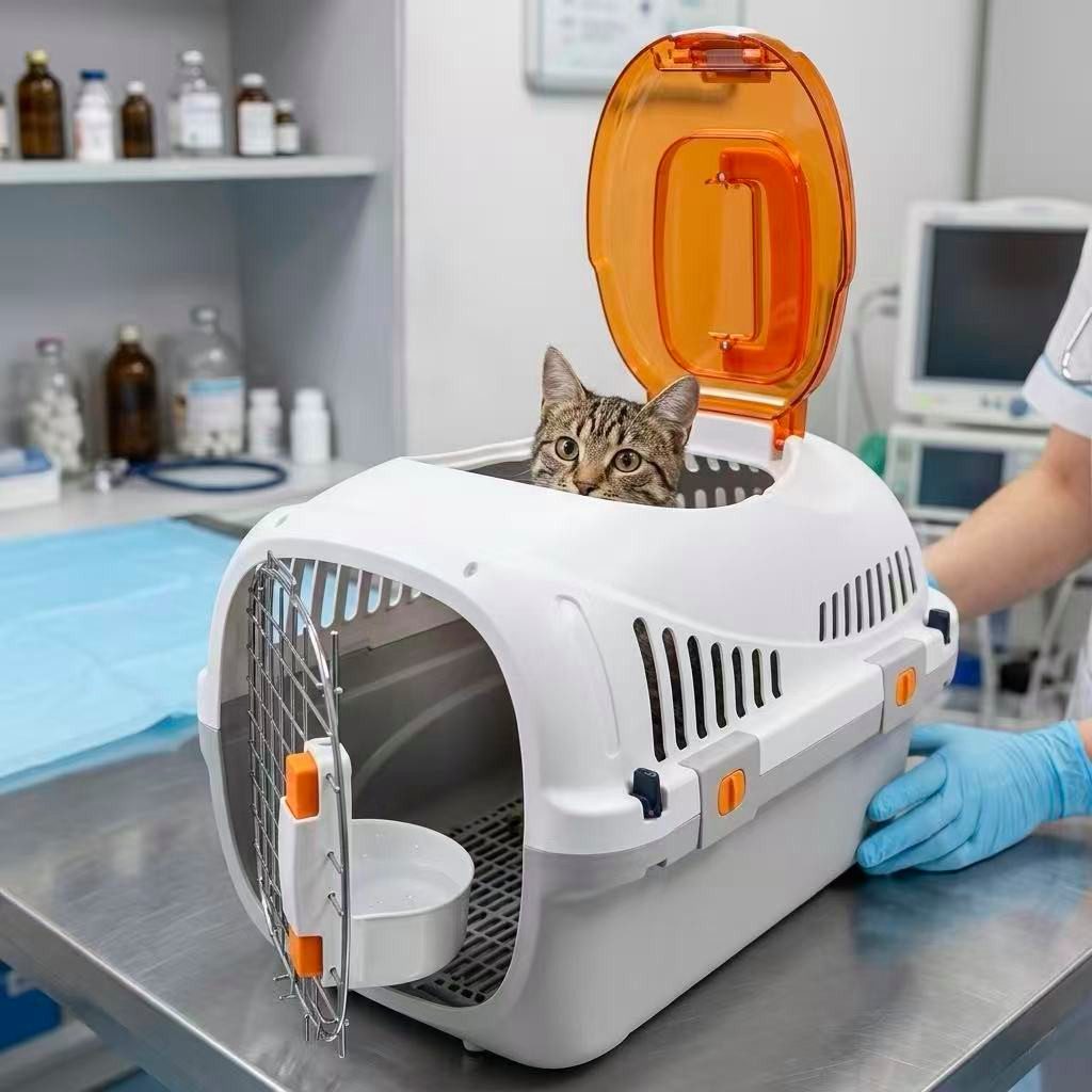 SNOEKIE Tiertransportbox SNOEKIE Transportbox für Katzen & kleine Hunde mit 2 Öffnungen
