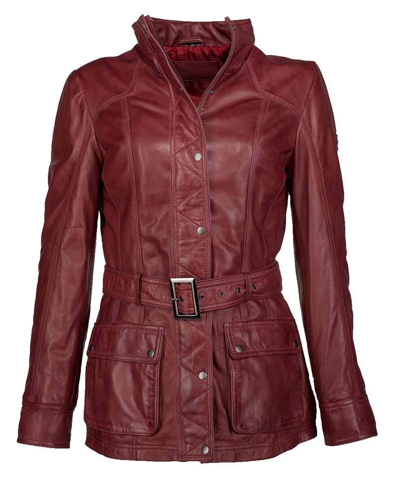 R6382 red Bikerjacke JCC