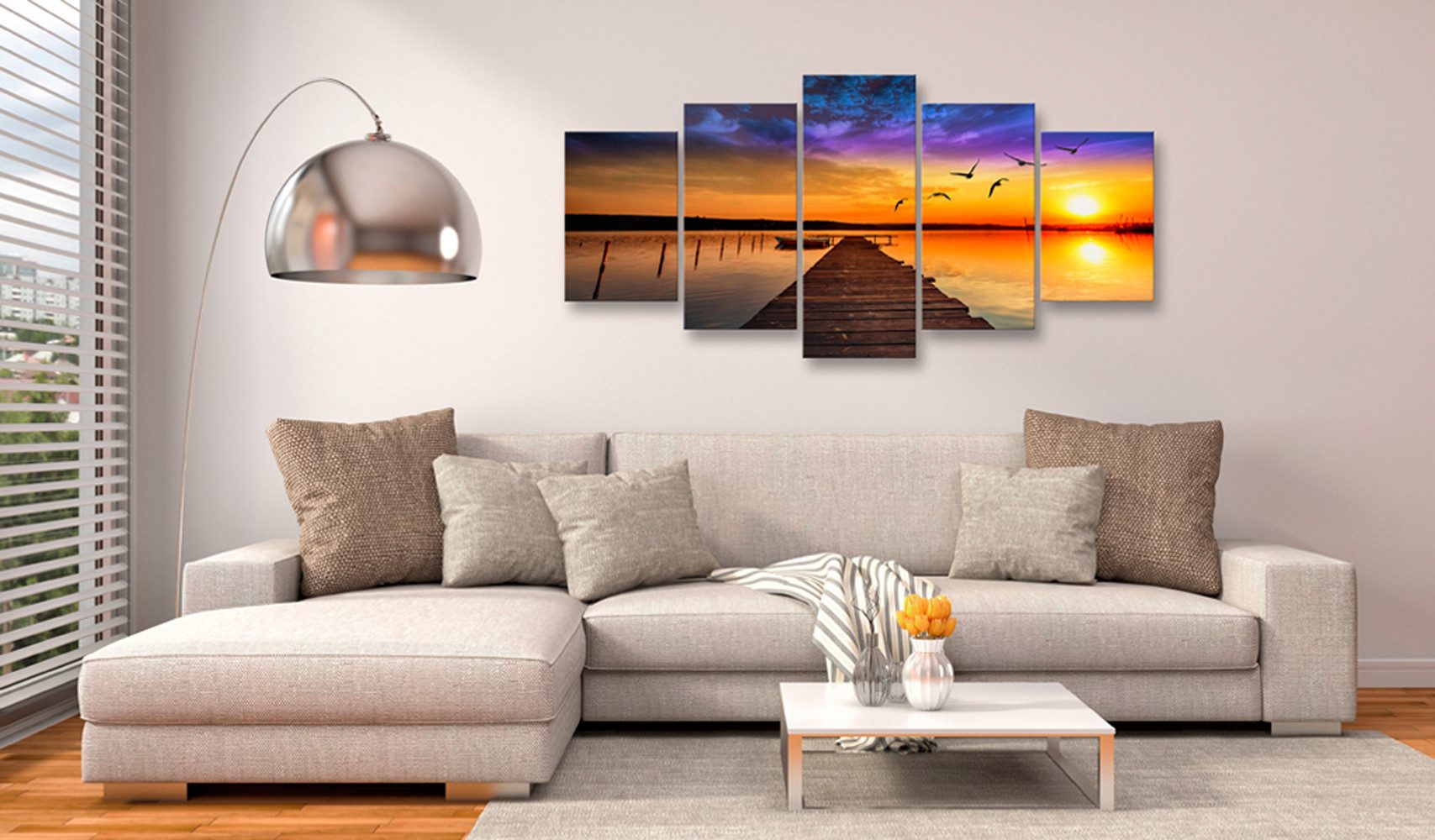 Artgeist Wandbild Romantic Lake