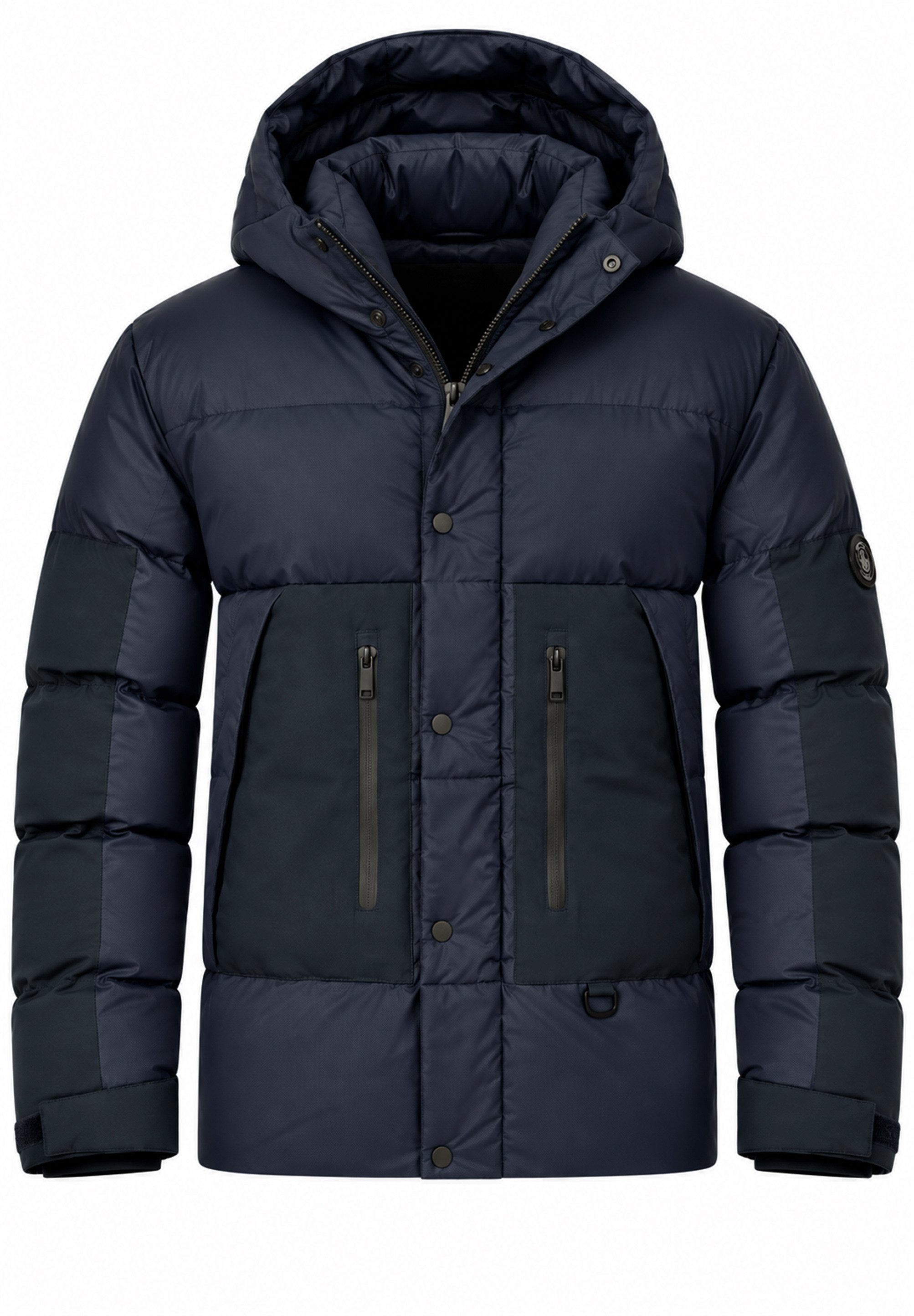 SOULSTAR Winterjacke mit Kapuze als Pufferjacke - Steppjacke Herren Outdoor Jacke für den Winter